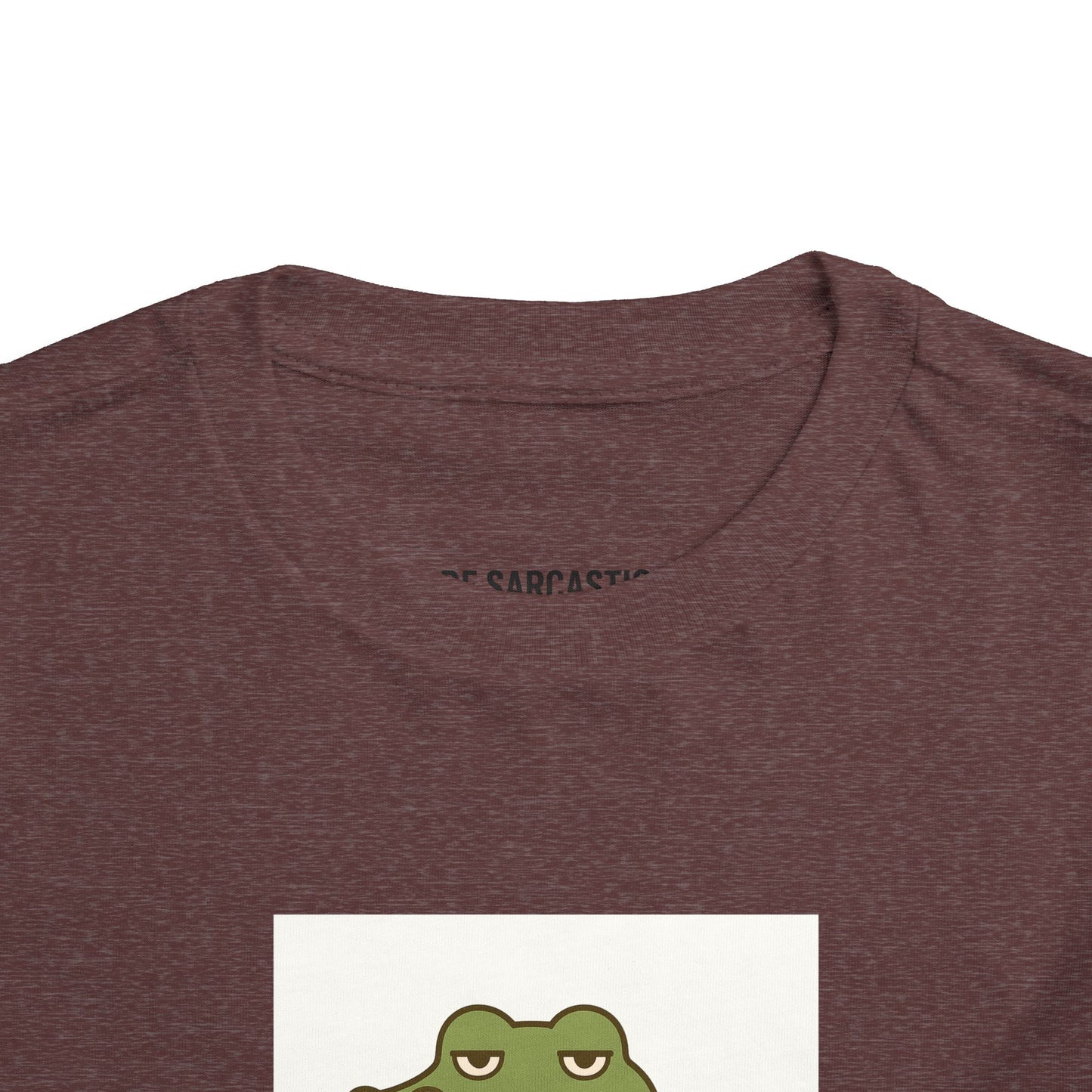 Toddler Tee — "Over It Since Birth" Alligator Graphic