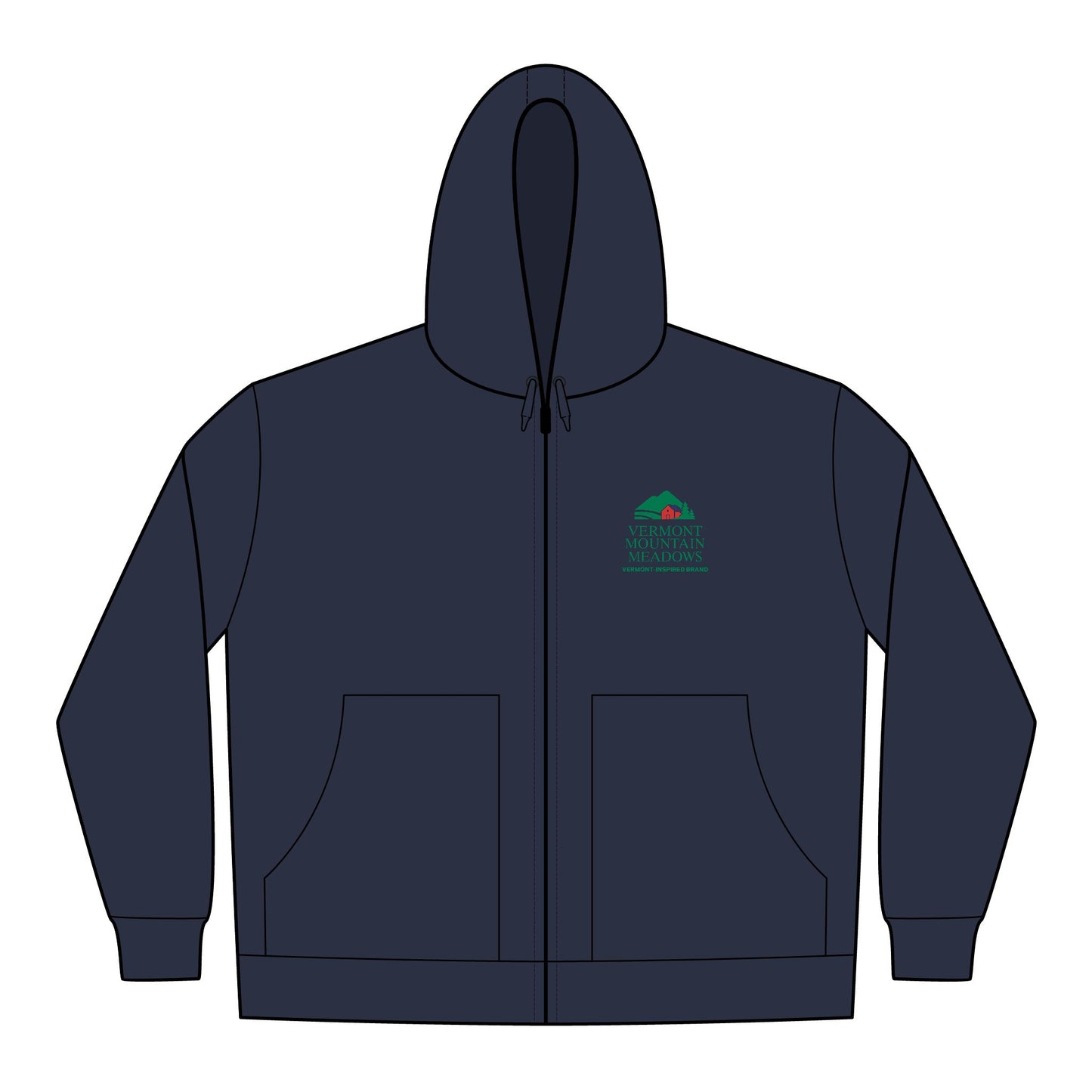 Vermont Barn & Solar Logo Hooded Work Jacket — CornerStone Men's Duck Cloth Embroidery