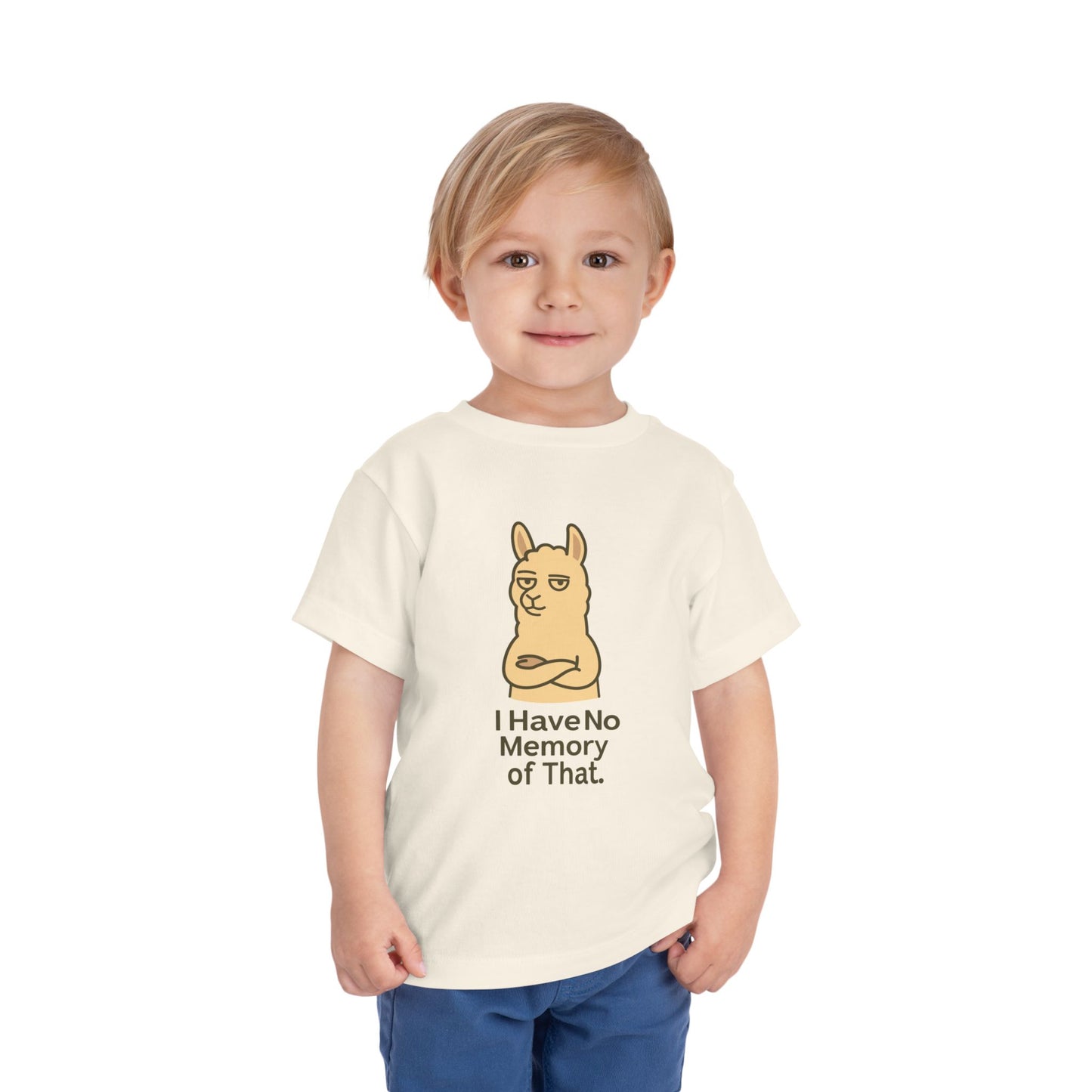 Funny Sarcastic Llama Toddler Tee