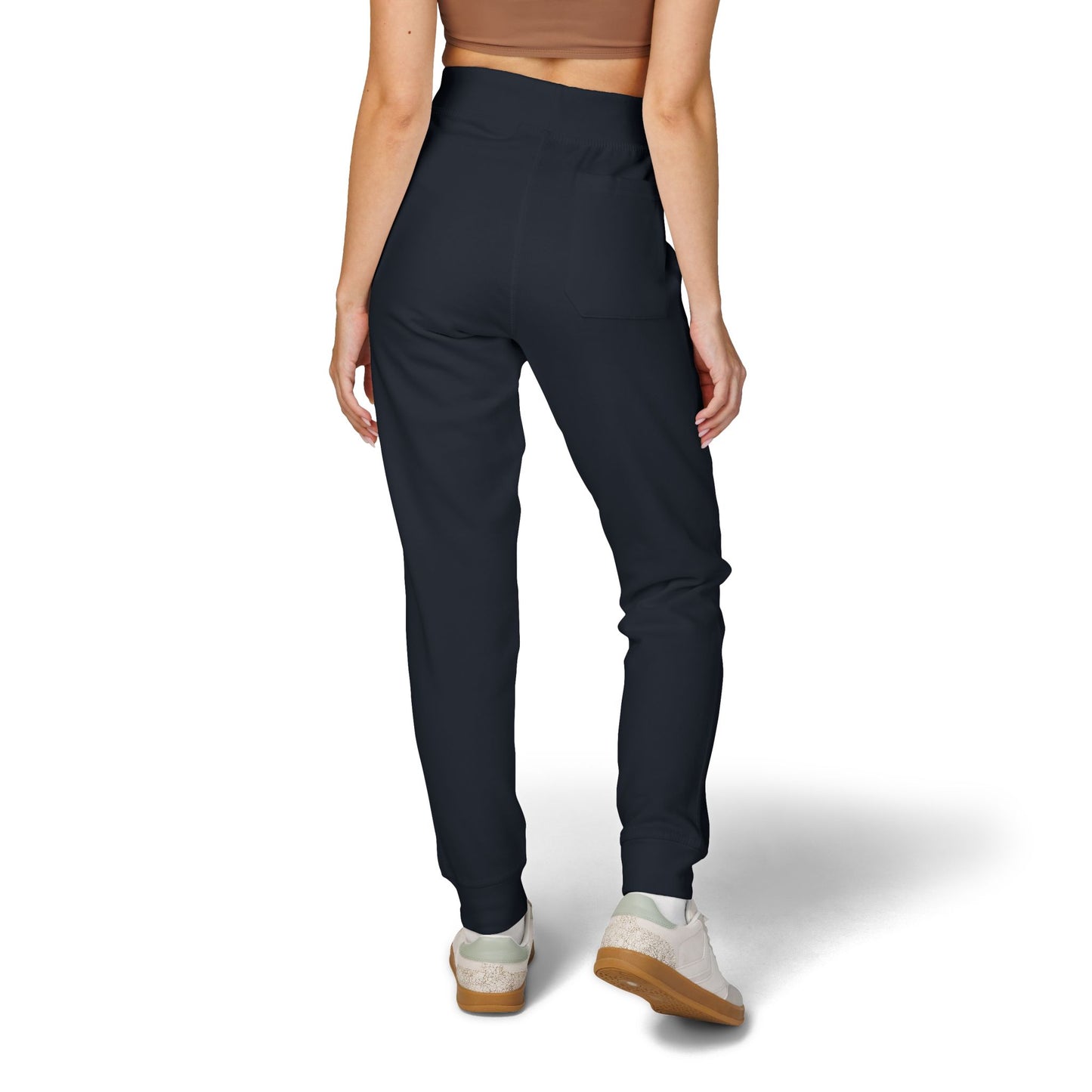 Embroidered Floral ‘Love Grows Here’ Sweatpants — Cozy Fleece Joggers