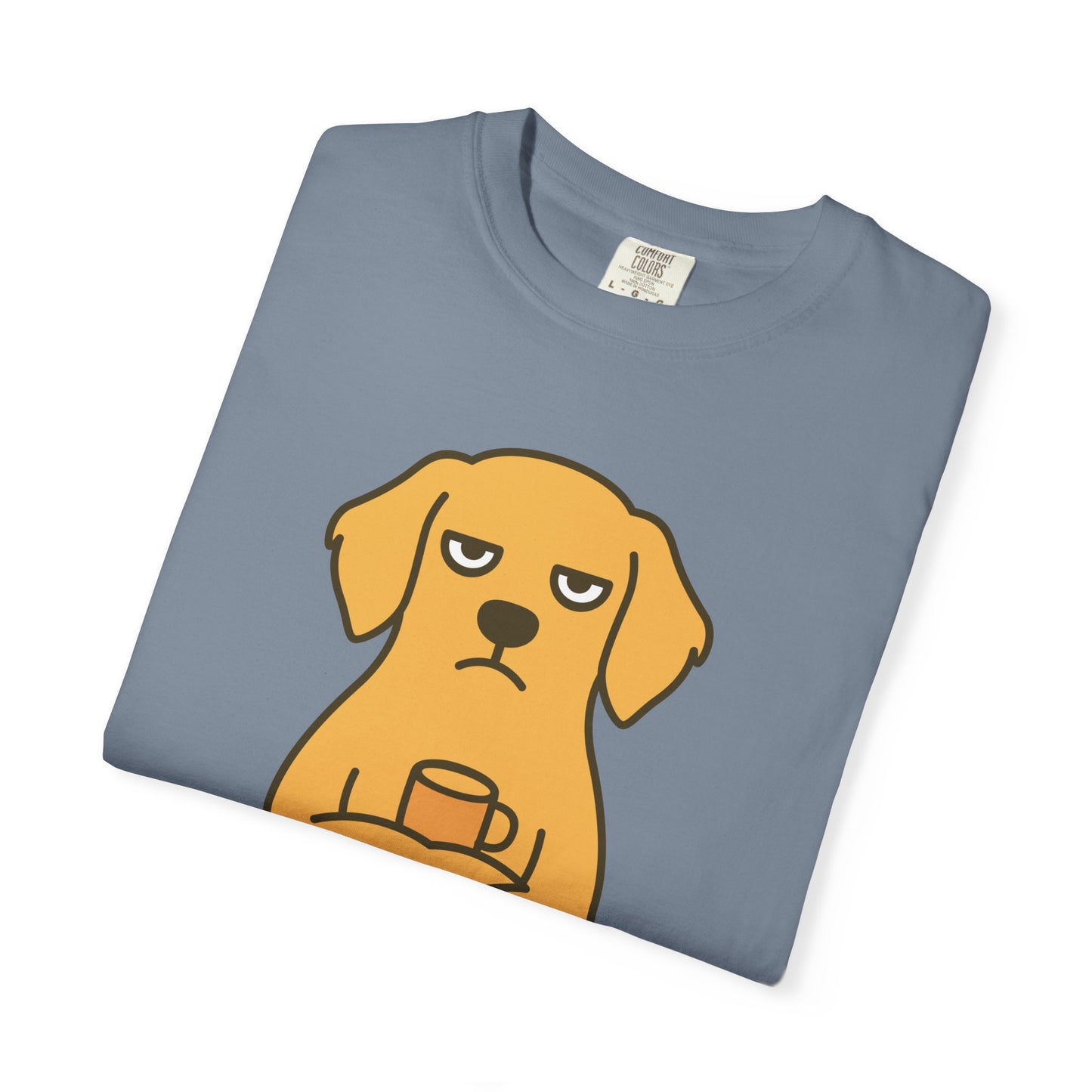 Funny Sarcastic Dog T-Shirt-"this is my enthusiastic face"