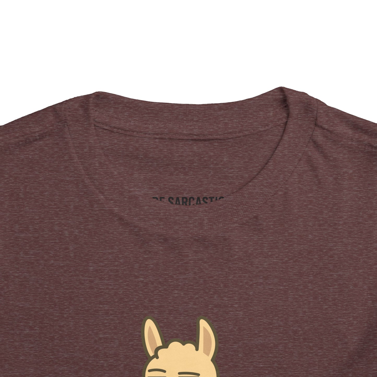 Funny Sarcastic Llama Toddler Tee