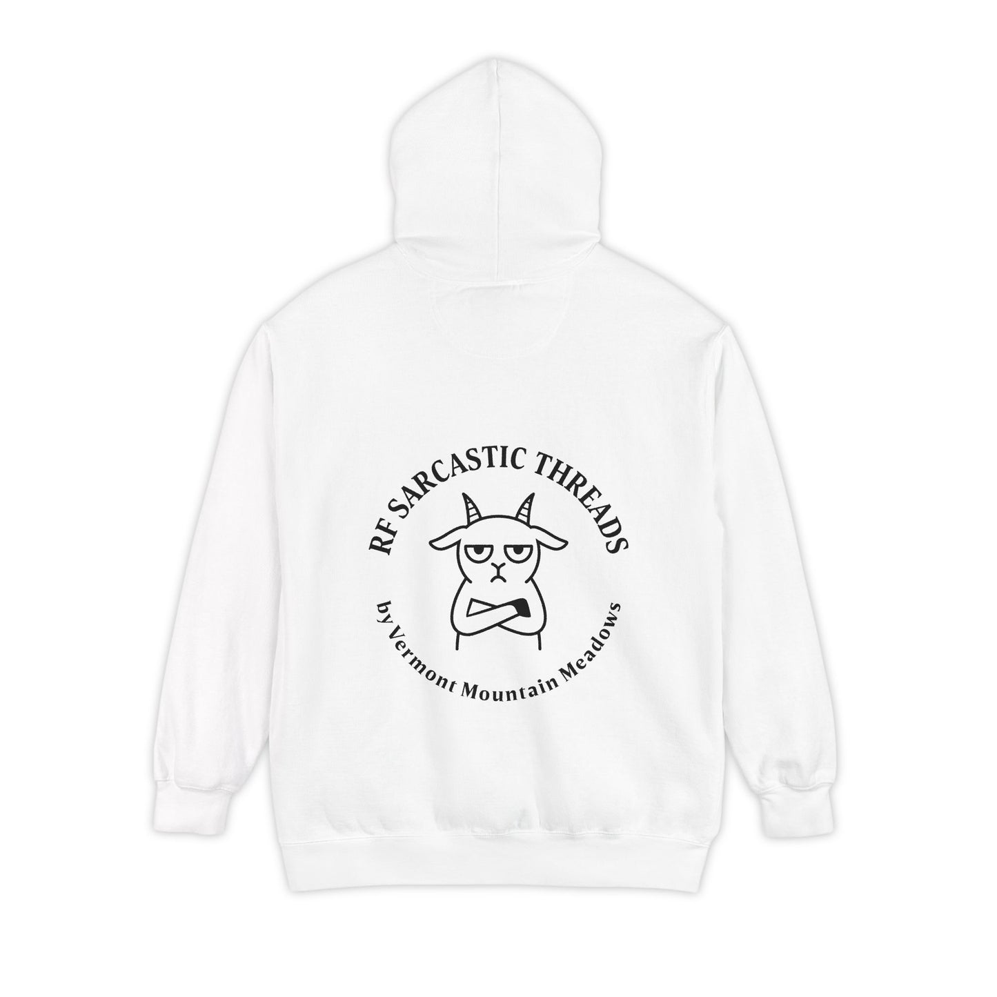 Funny Cow Hoodie — "Do I Look Like I Care" Sarcastic Farm Animal Pullover