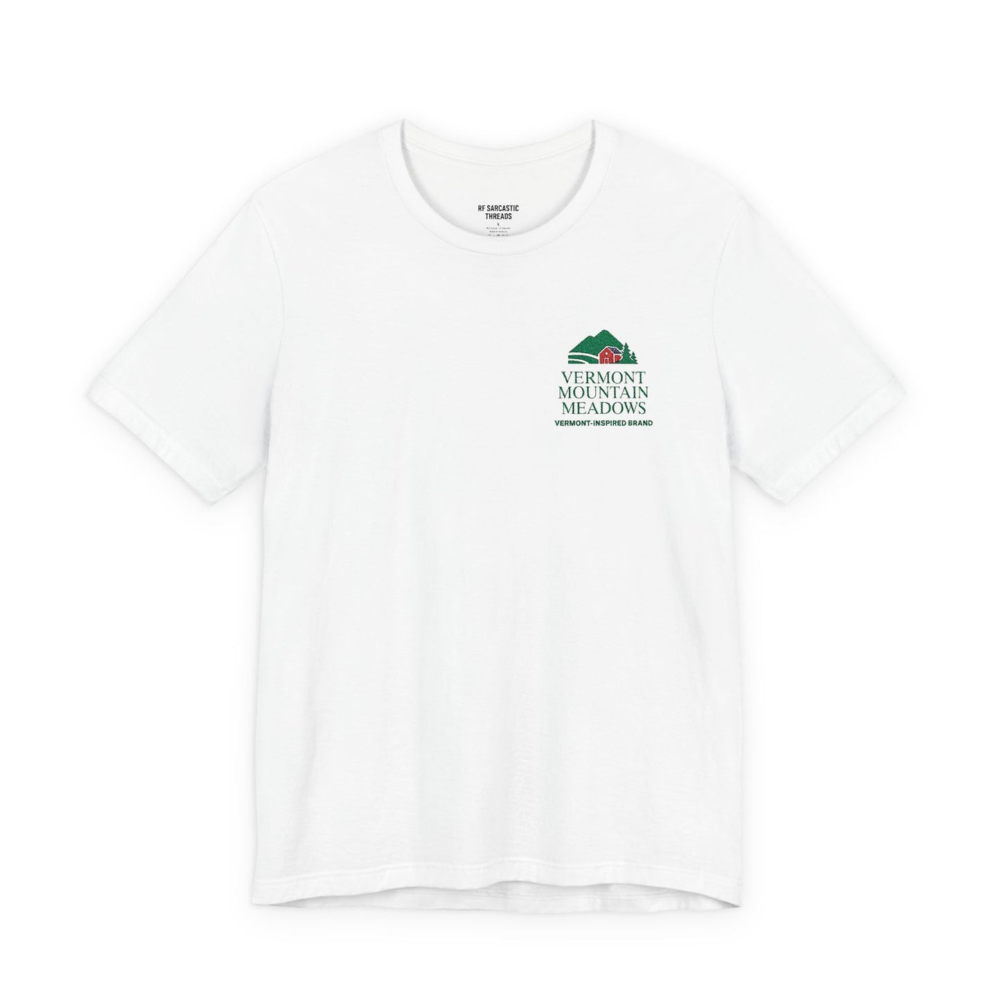 Vermont Embroidered Logo Tee