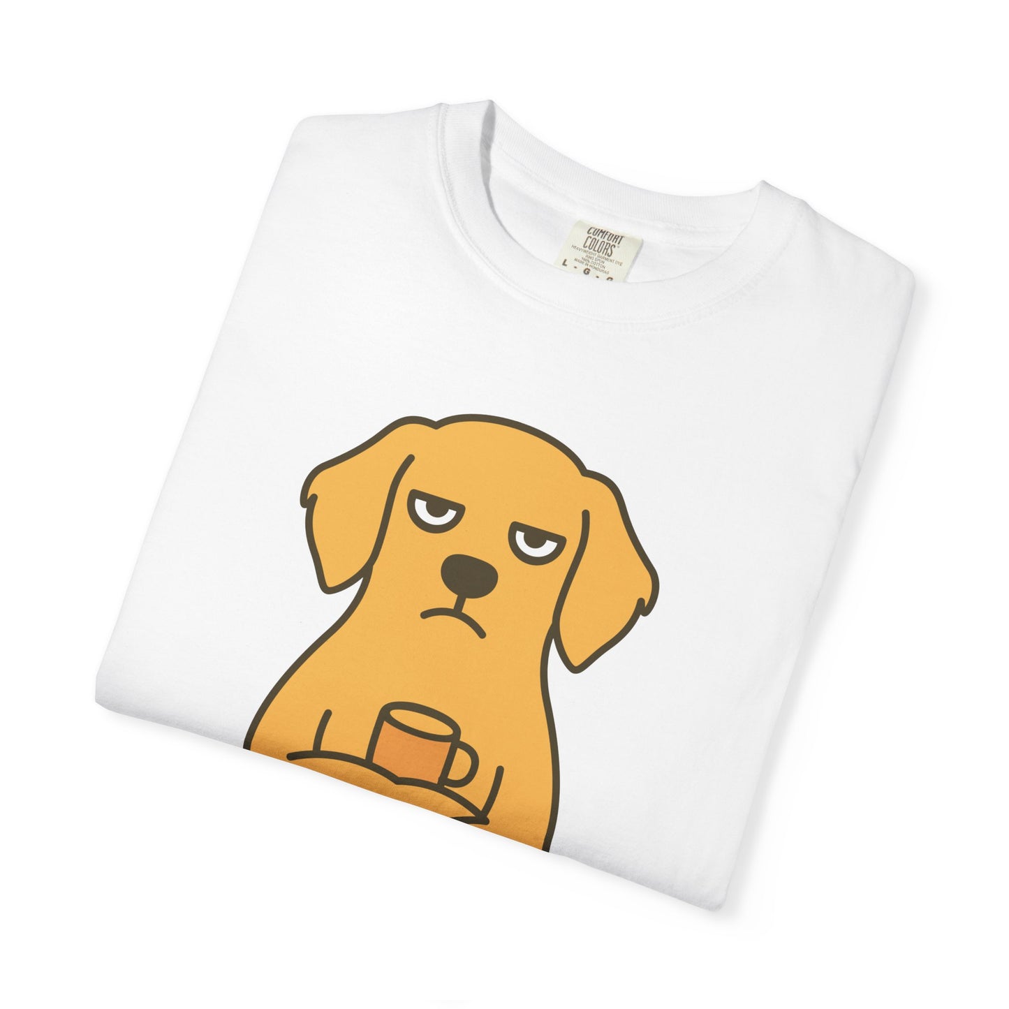 Funny Sarcastic Dog T-Shirt-"this is my enthusiastic face"