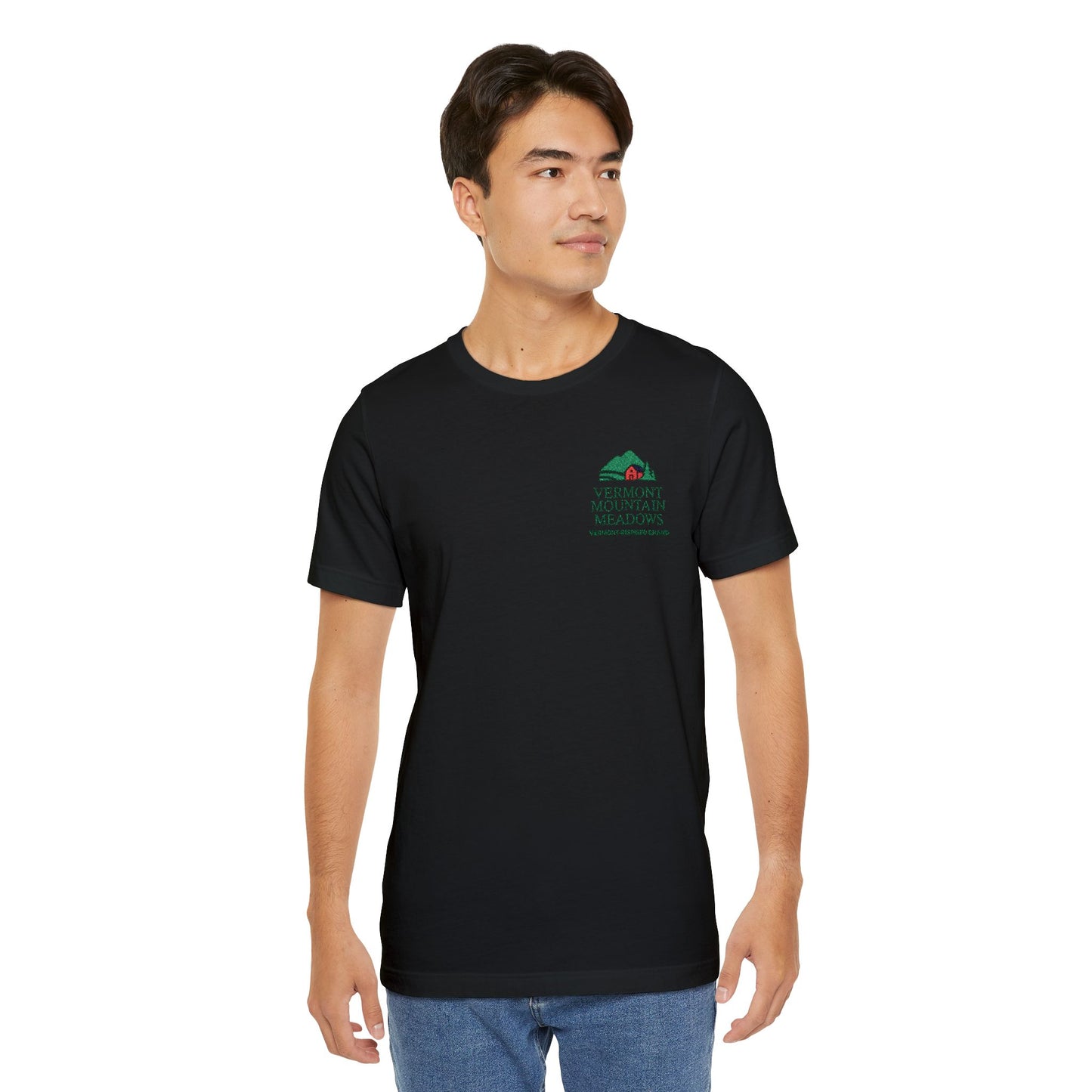 Vermont Embroidered Logo Tee