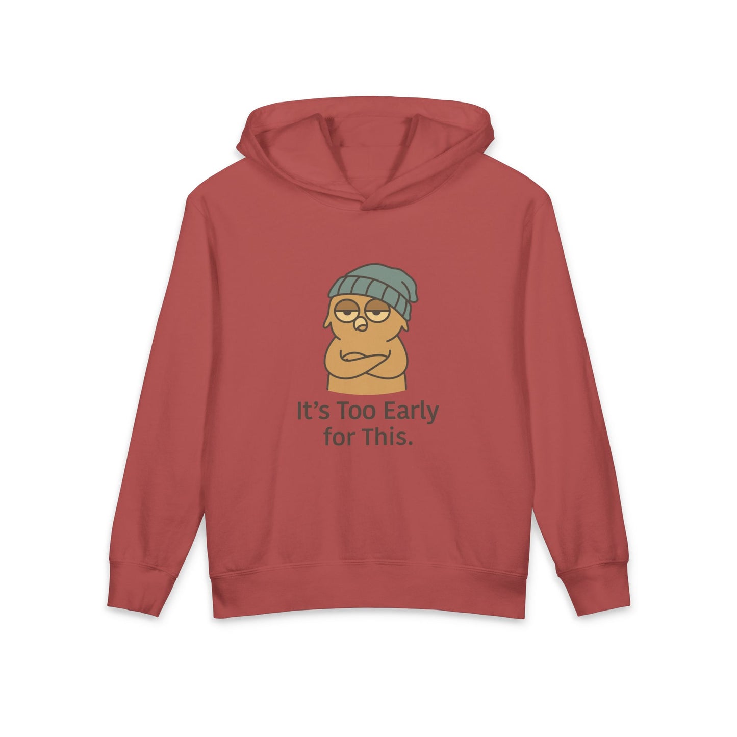 Kids Funny Sarcastic Owl Hooded Sweatshirt