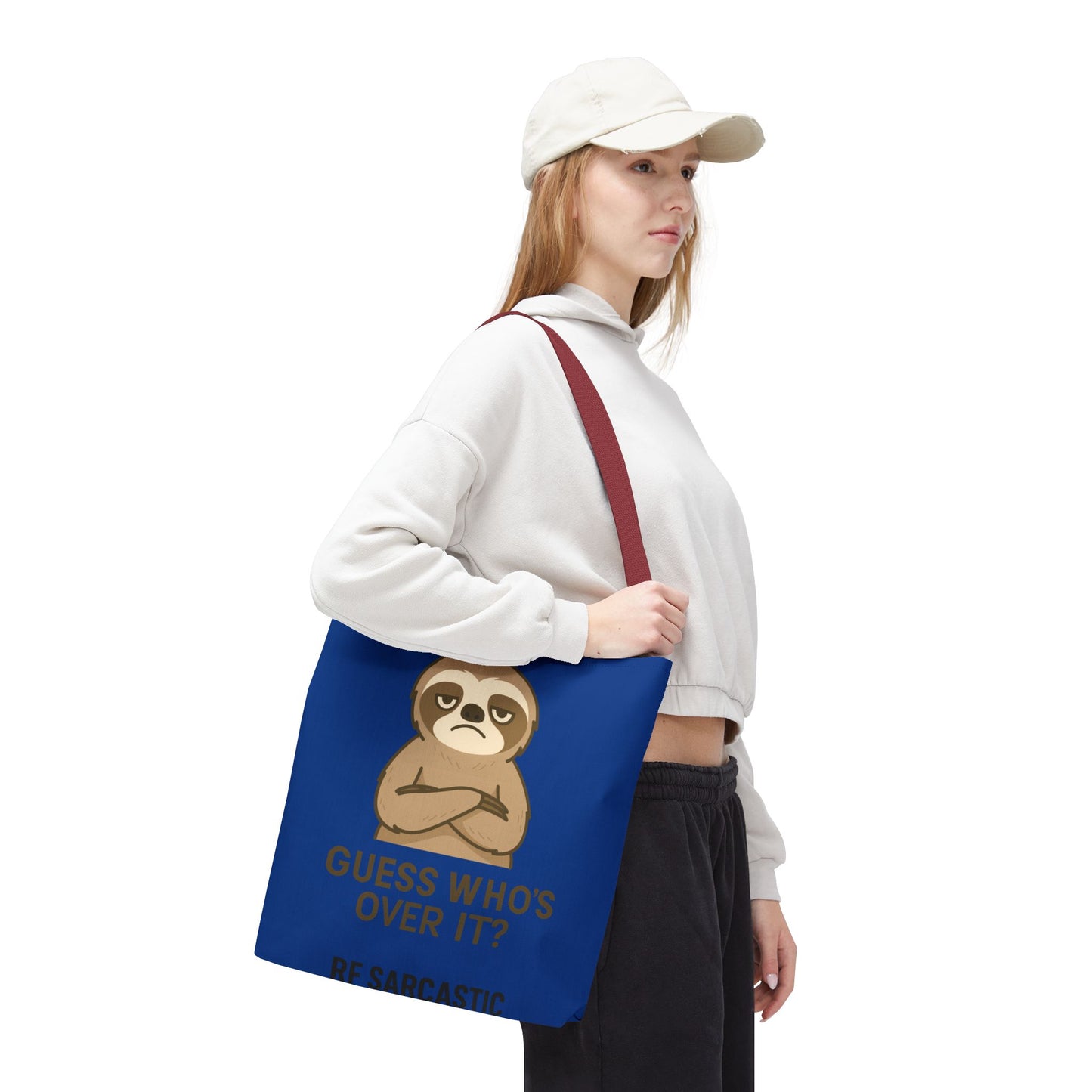 Funny Sarcastic Sloth Tote Bag