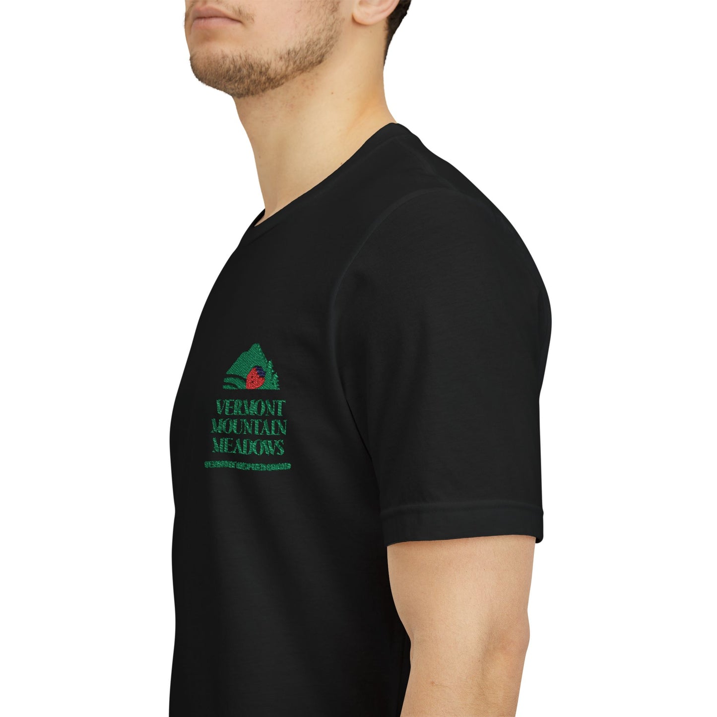 Vermont Embroidered Logo Tee