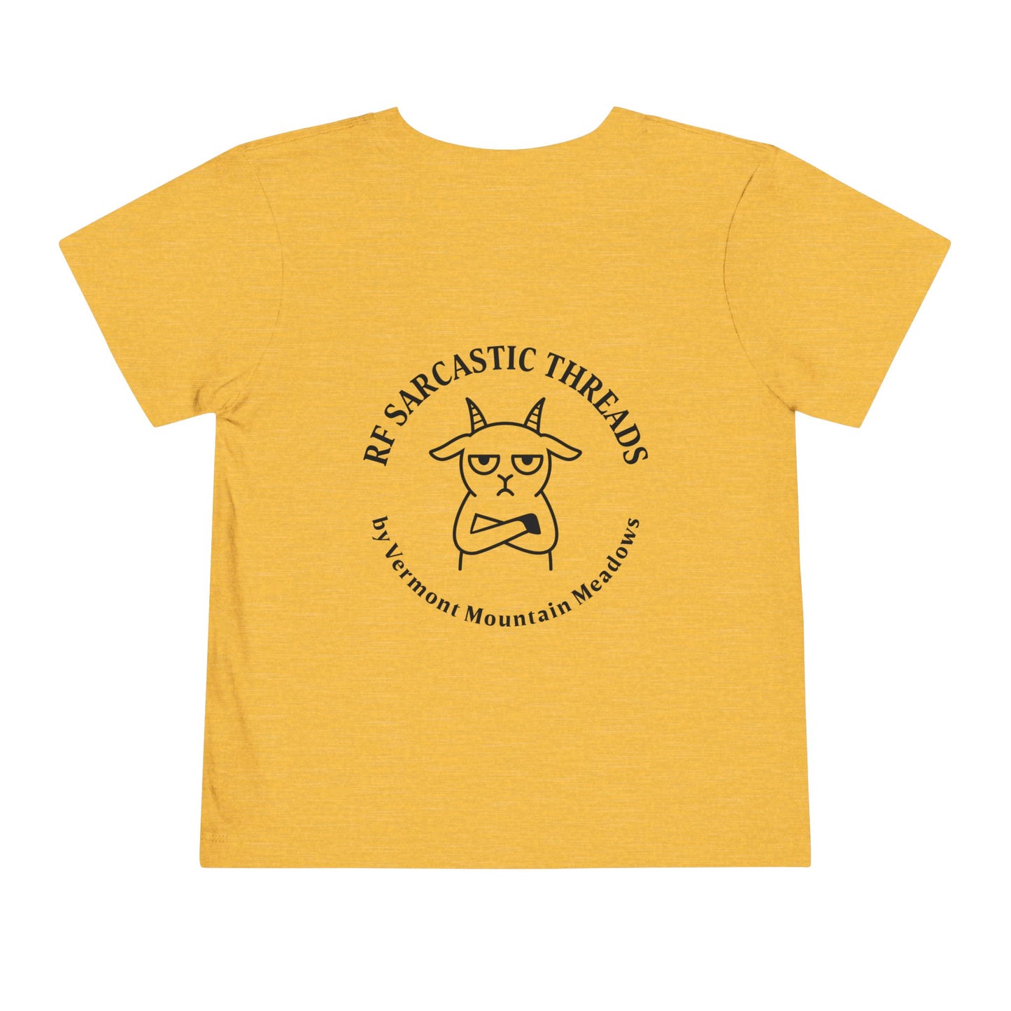 Toddler Tee — "Over It Since Birth" Alligator Graphic