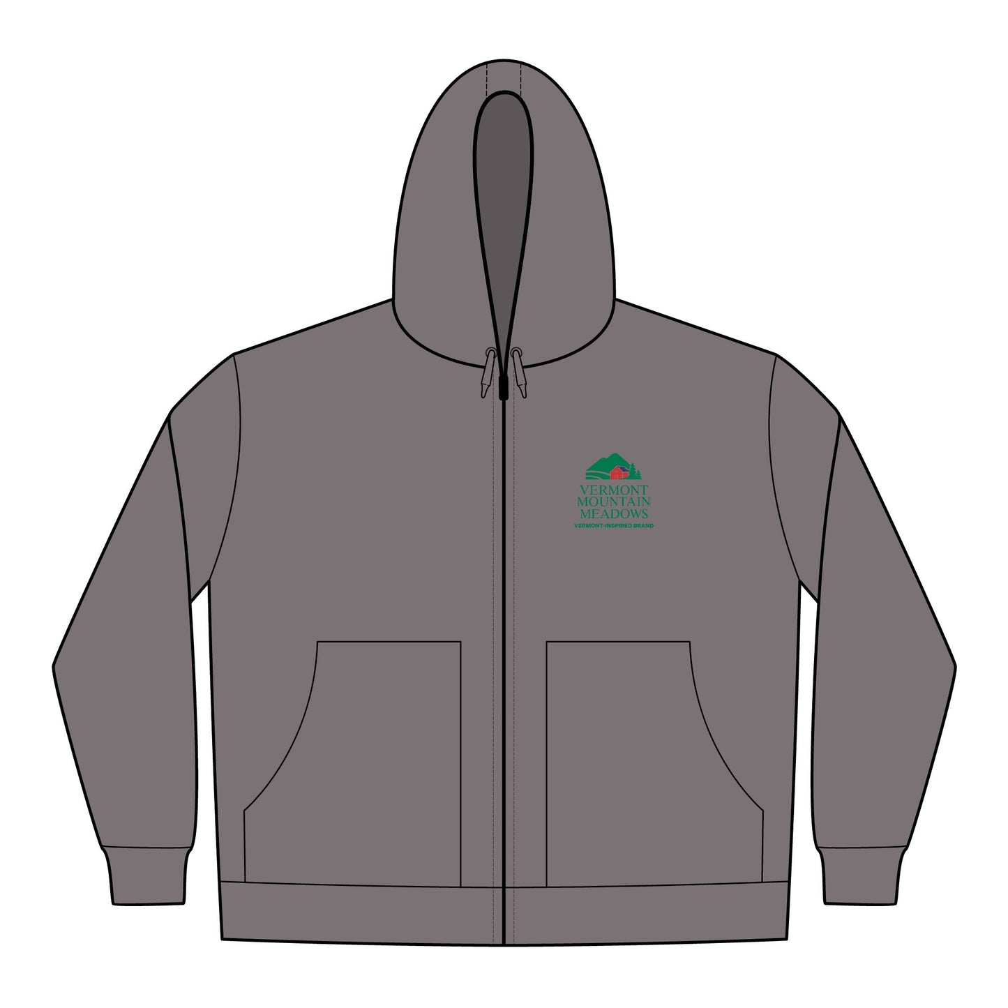 Vermont Barn & Solar Logo Hooded Work Jacket — CornerStone Men's Duck Cloth Embroidery