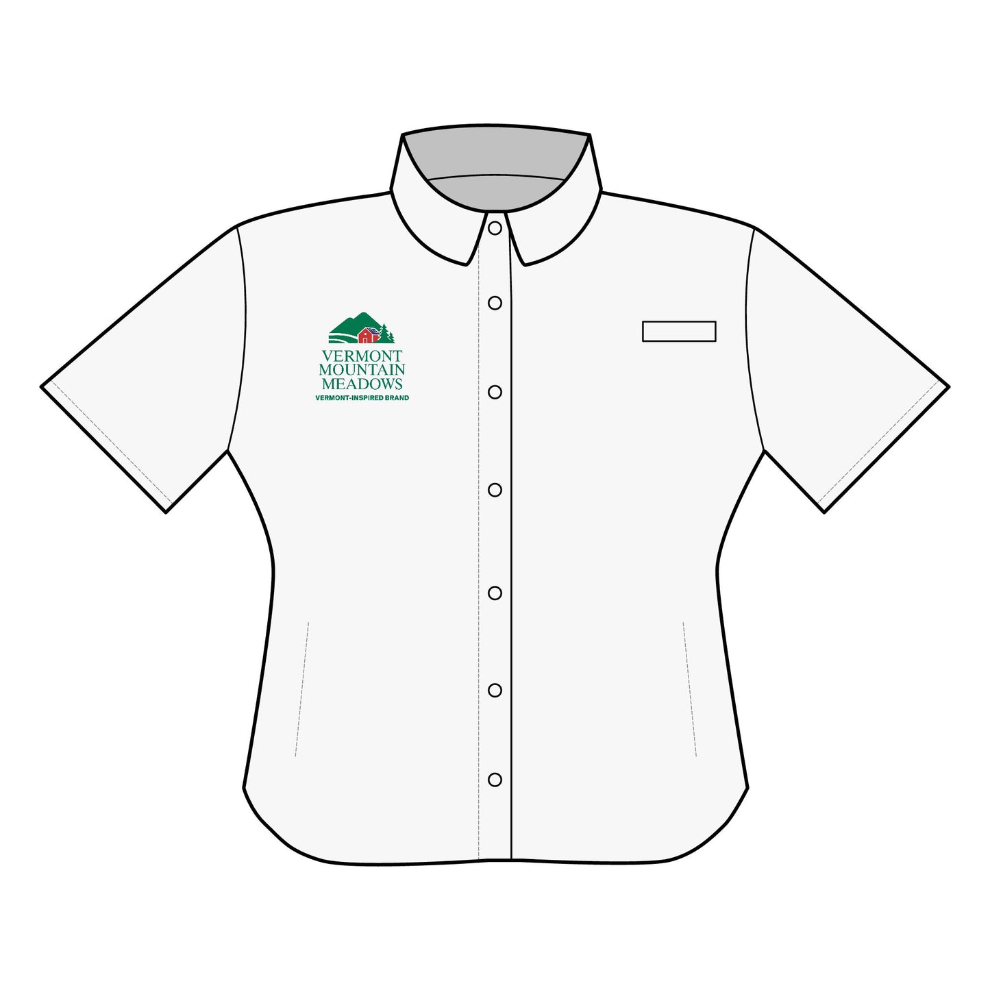 Vermont Barn & Solar Embroidered Women's Tamiami Shirt