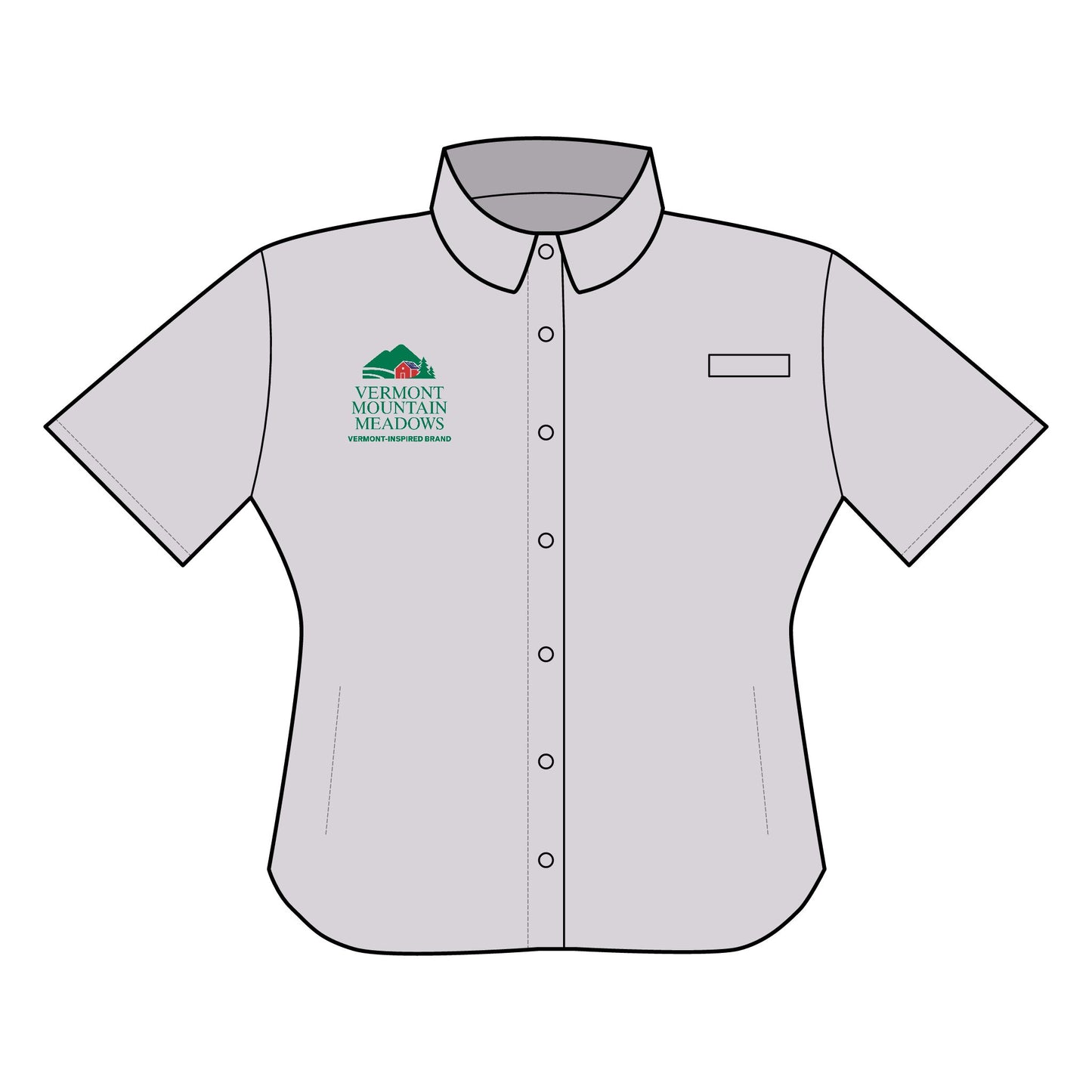 Vermont Barn & Solar Embroidered Women's Tamiami Shirt