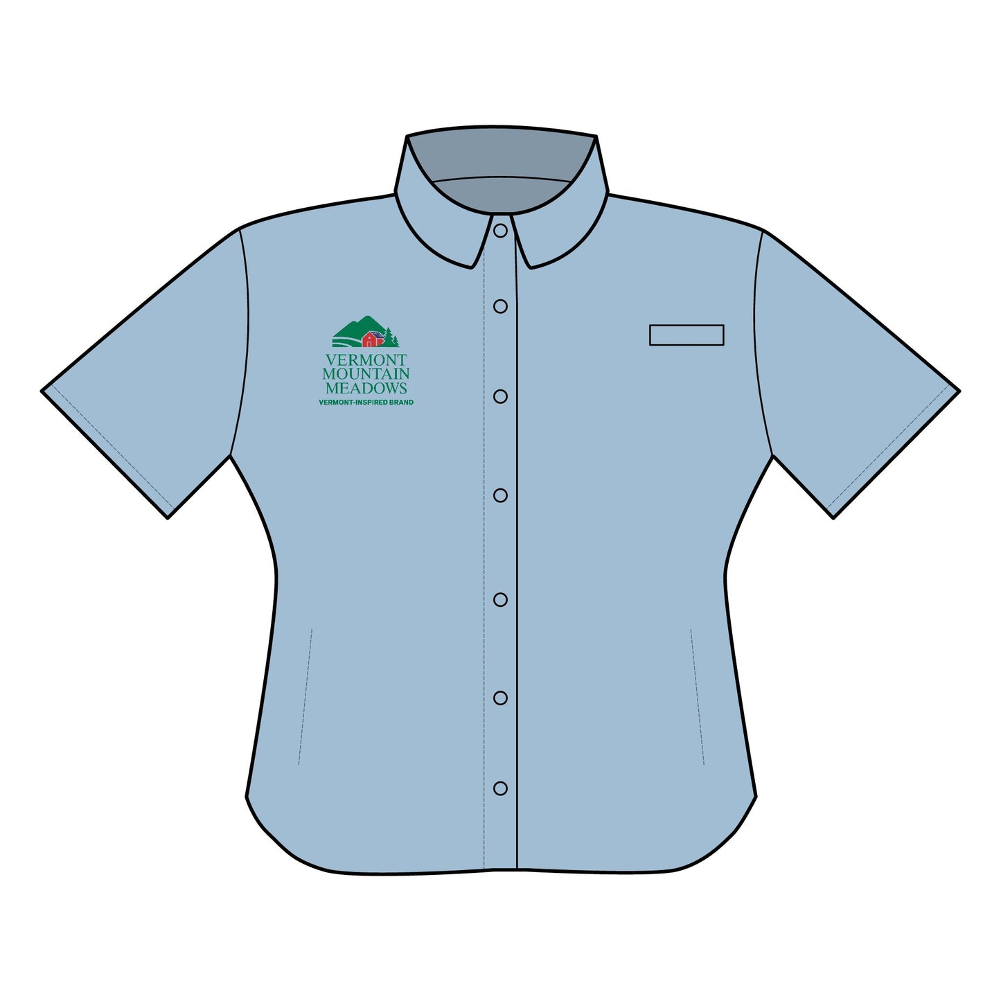 Vermont Barn & Solar Embroidered Women's Tamiami Shirt