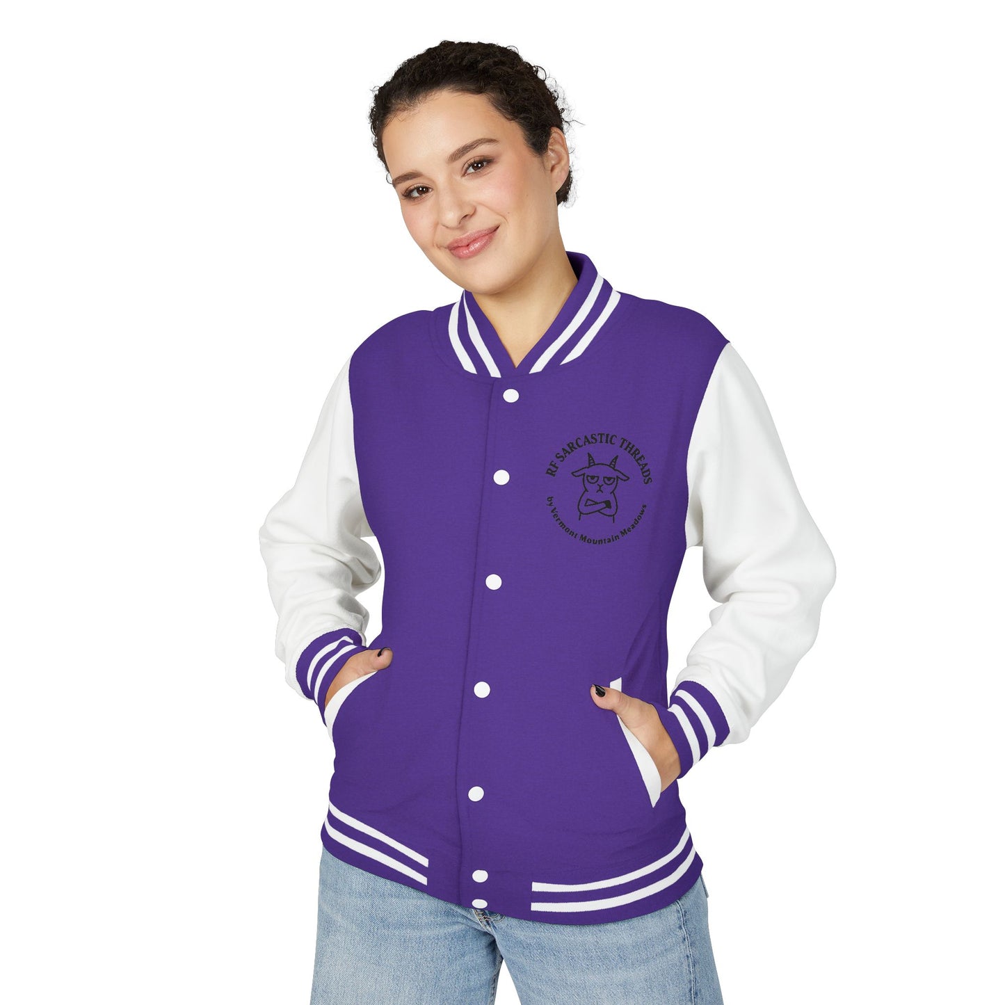 Funny Sarcastic Dog Letterman Jacket