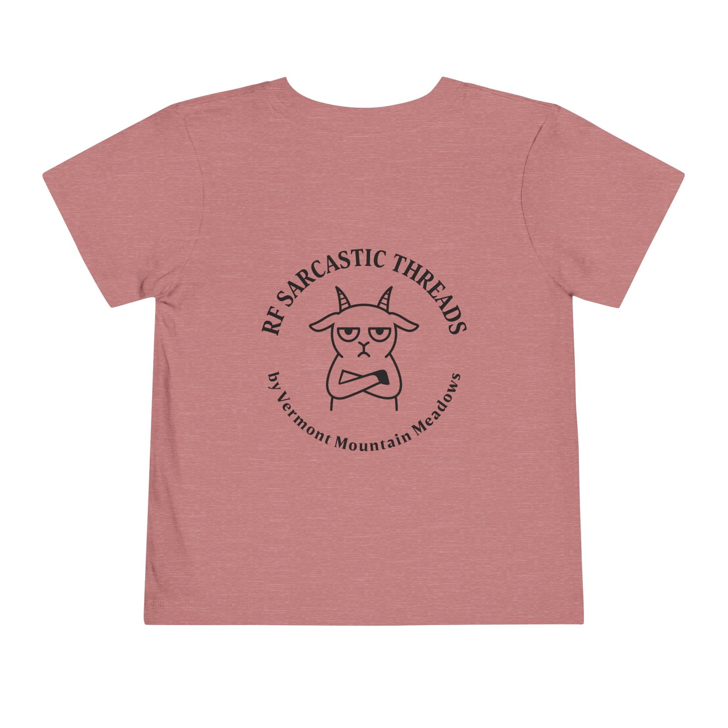Toddler Tee — "Over It Since Birth" Alligator Graphic