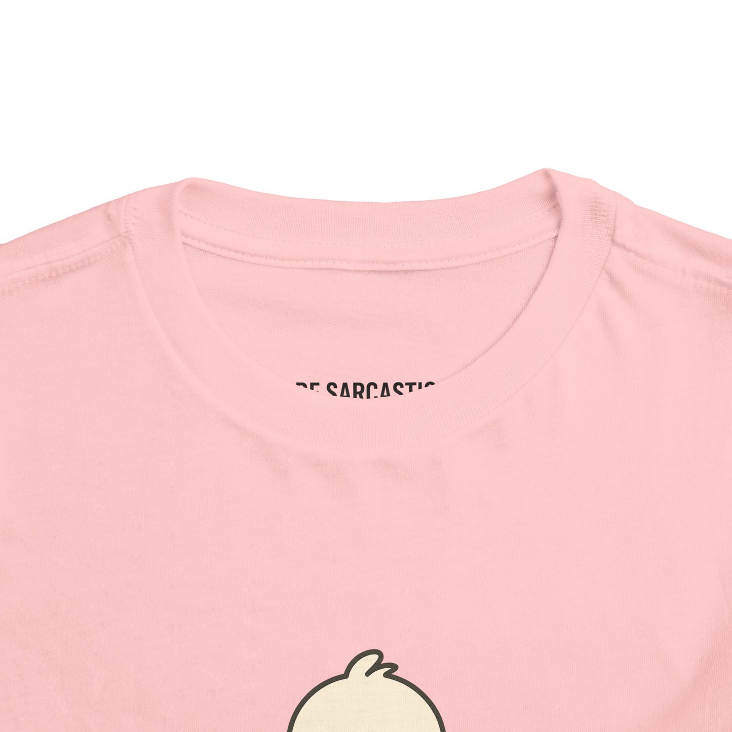 Toddler Tee — "RUDE" Grumpy Duck Kids Shirt (Playful Sarcastic Design)