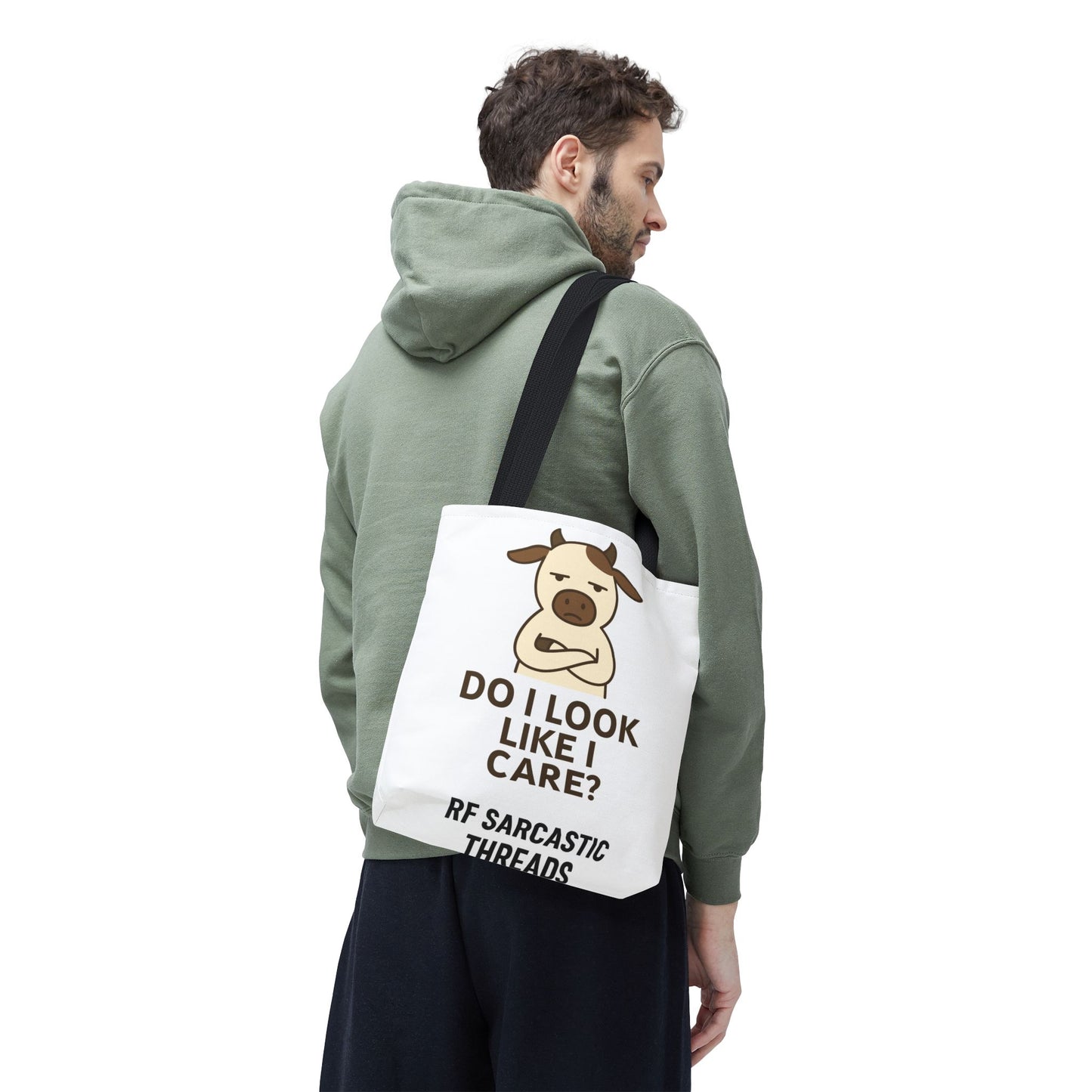 Sarcastic Funny Tote Bag — Humorous Quote Canvas Shopper