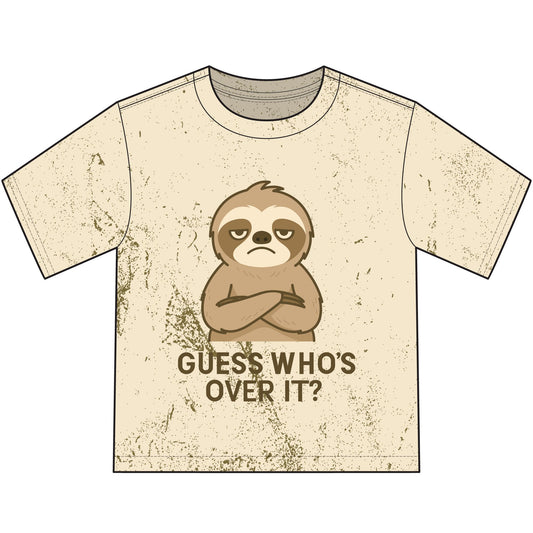 Funny Kids T-Shirt — Sarcastic Sloth Design