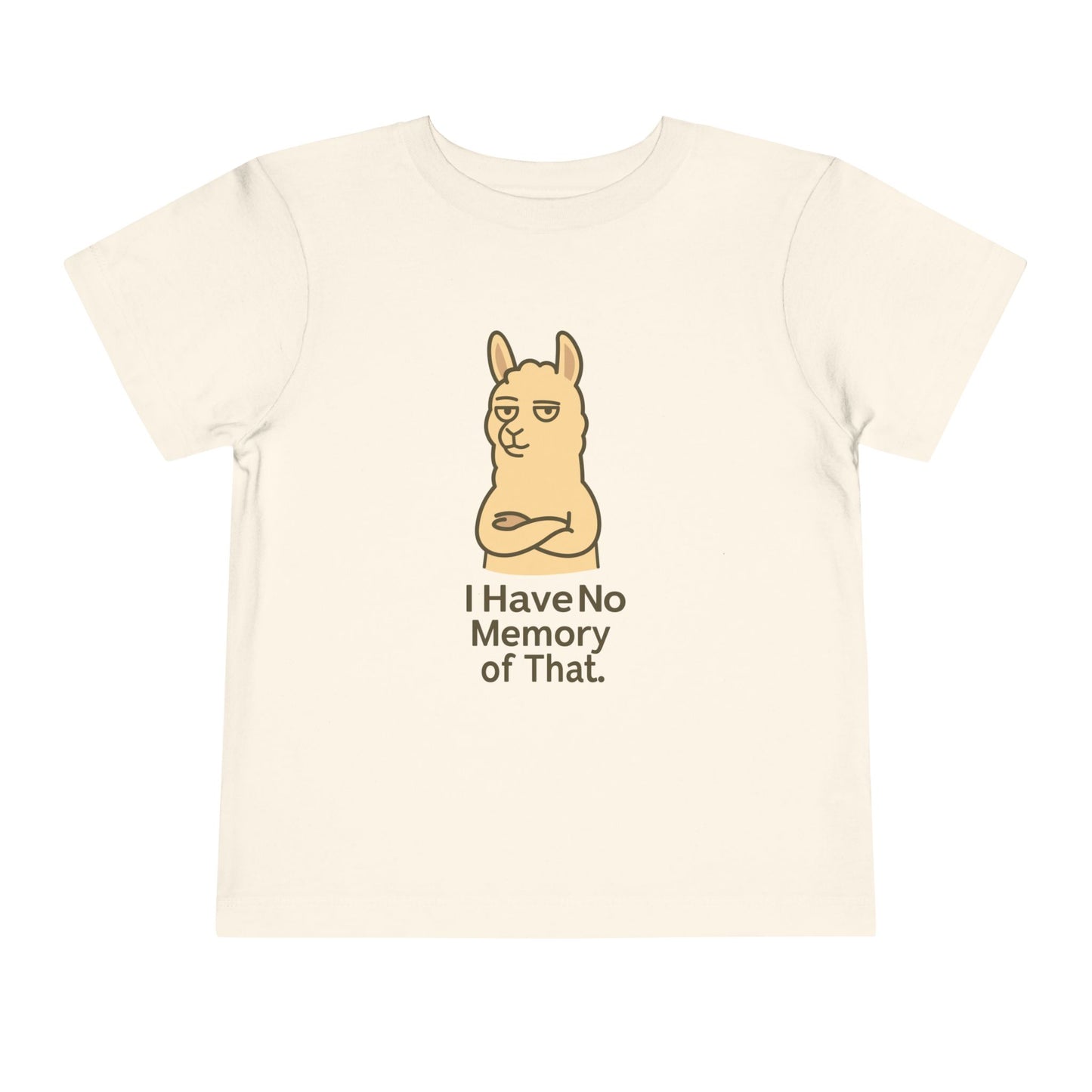 Funny Sarcastic Llama Toddler Tee