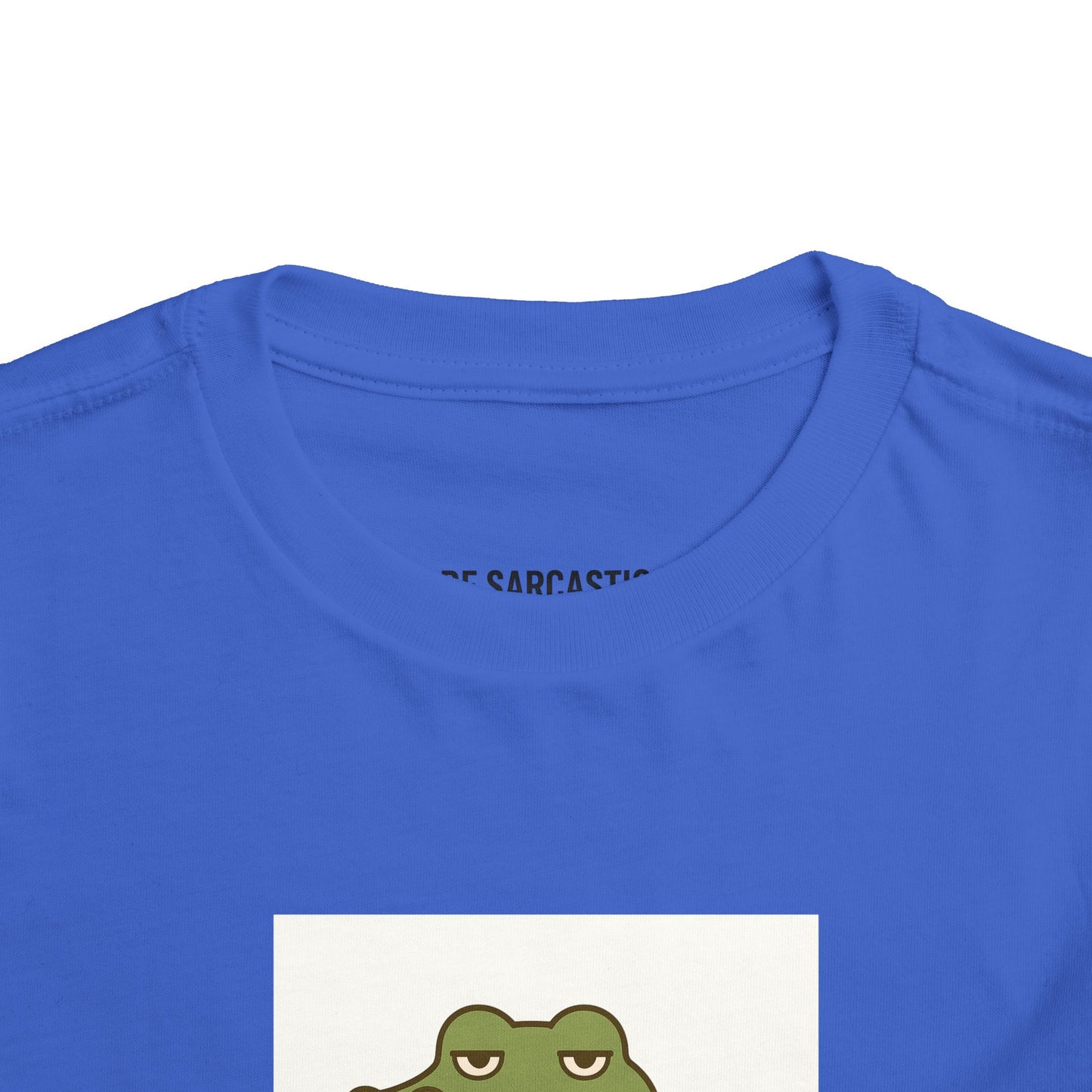 Toddler Tee — "Over It Since Birth" Alligator Graphic