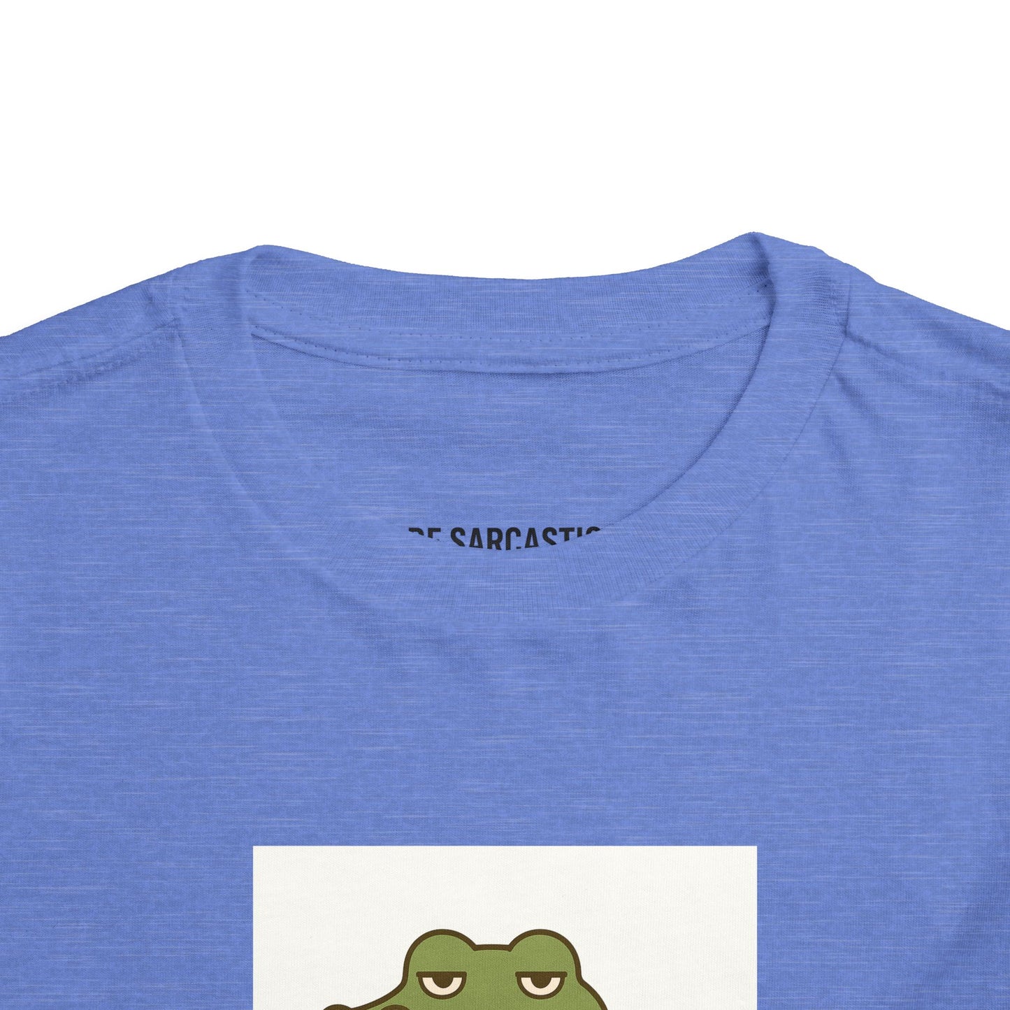 Toddler Tee — "Over It Since Birth" Alligator Graphic