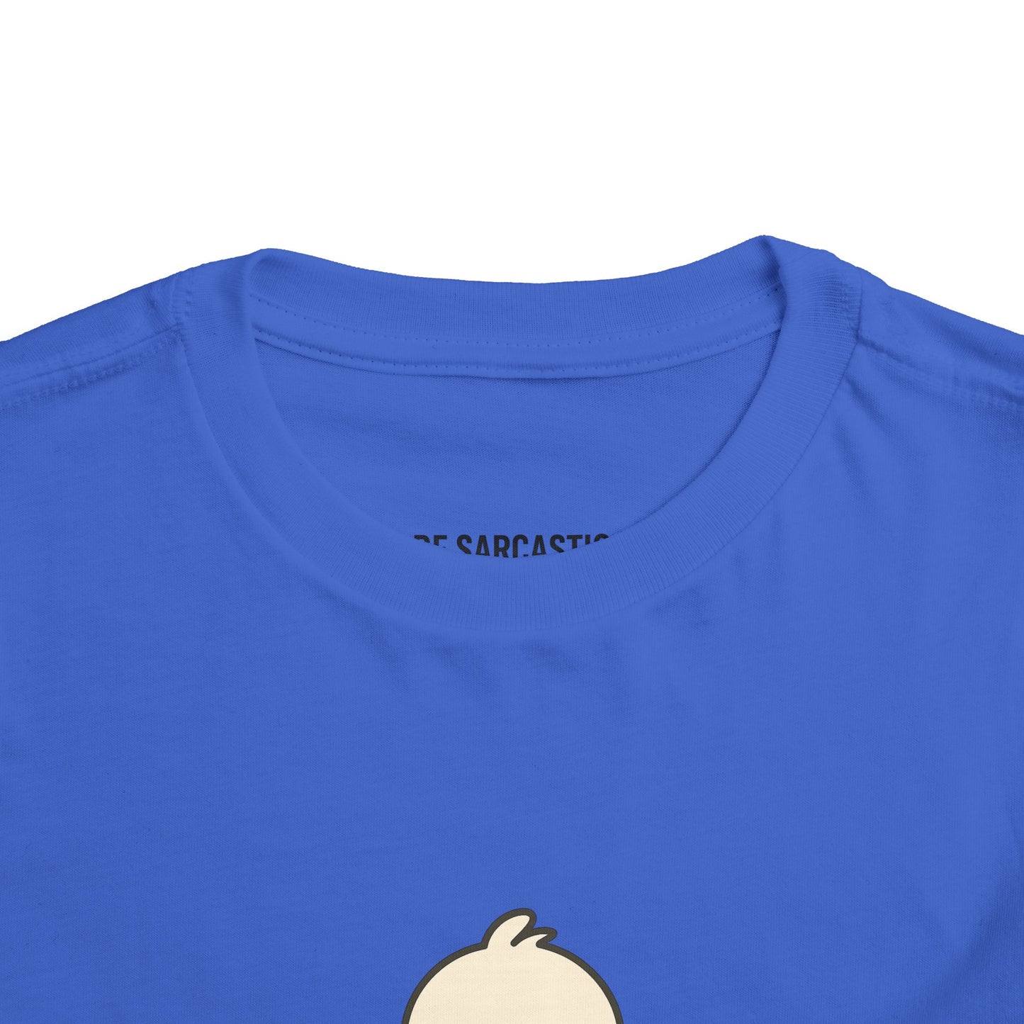 Toddler Tee — "RUDE" Grumpy Duck Kids Shirt (Playful Sarcastic Design)