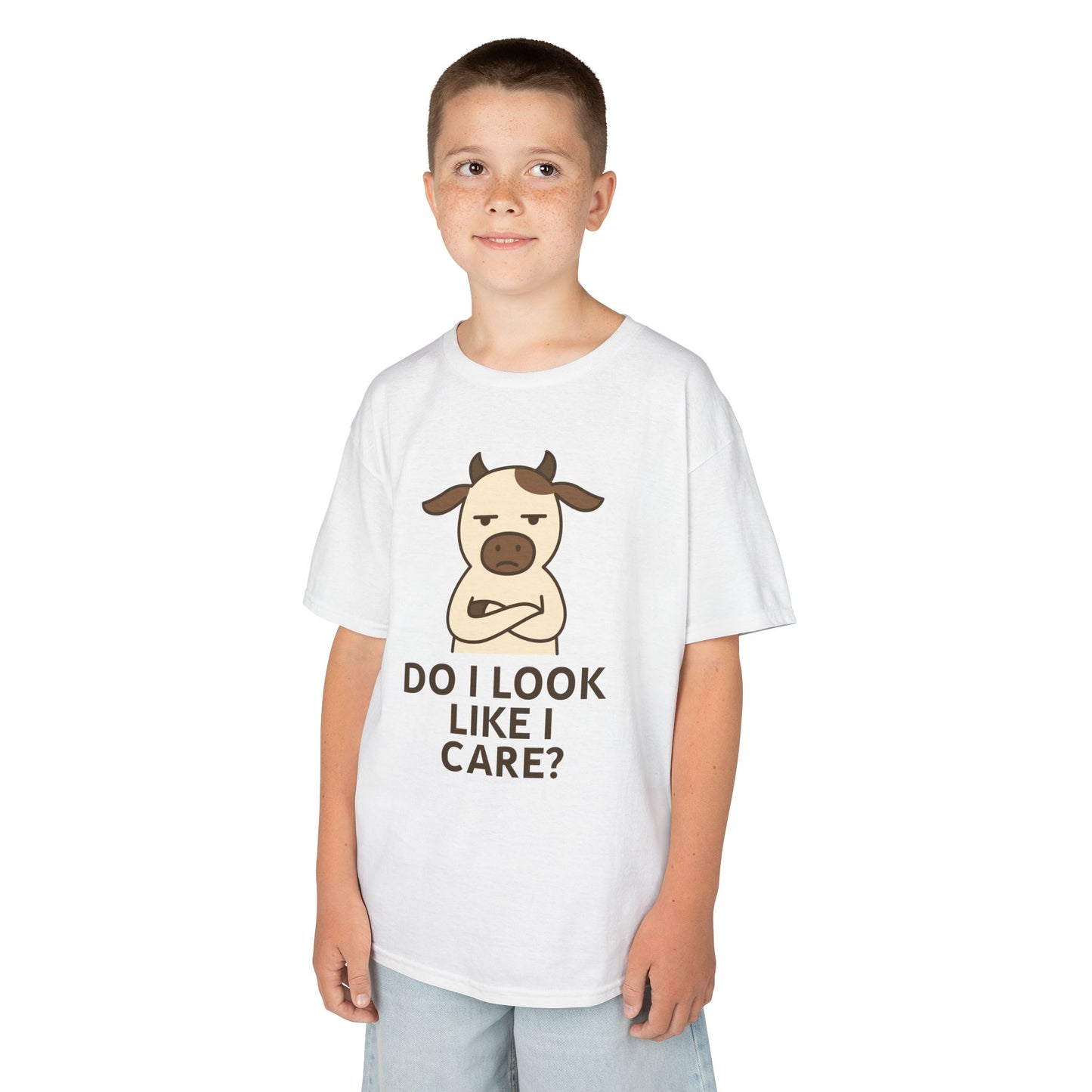 Kids Cow Funny T-Shirt — Cute Farm Animal Tee for Boys & Girls