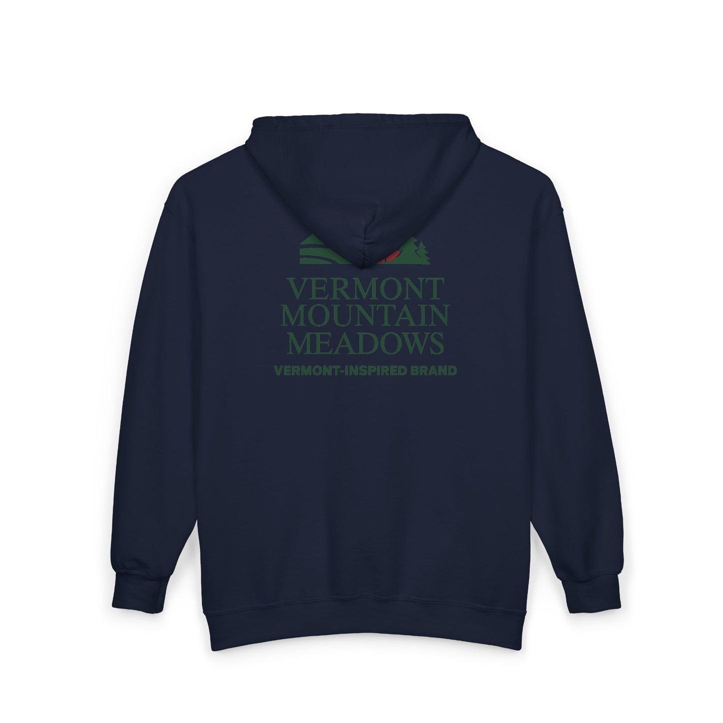 Vermont Barn & Solar Logo Hoodie — Vermont Inspired Full-Zip Sweatshirt