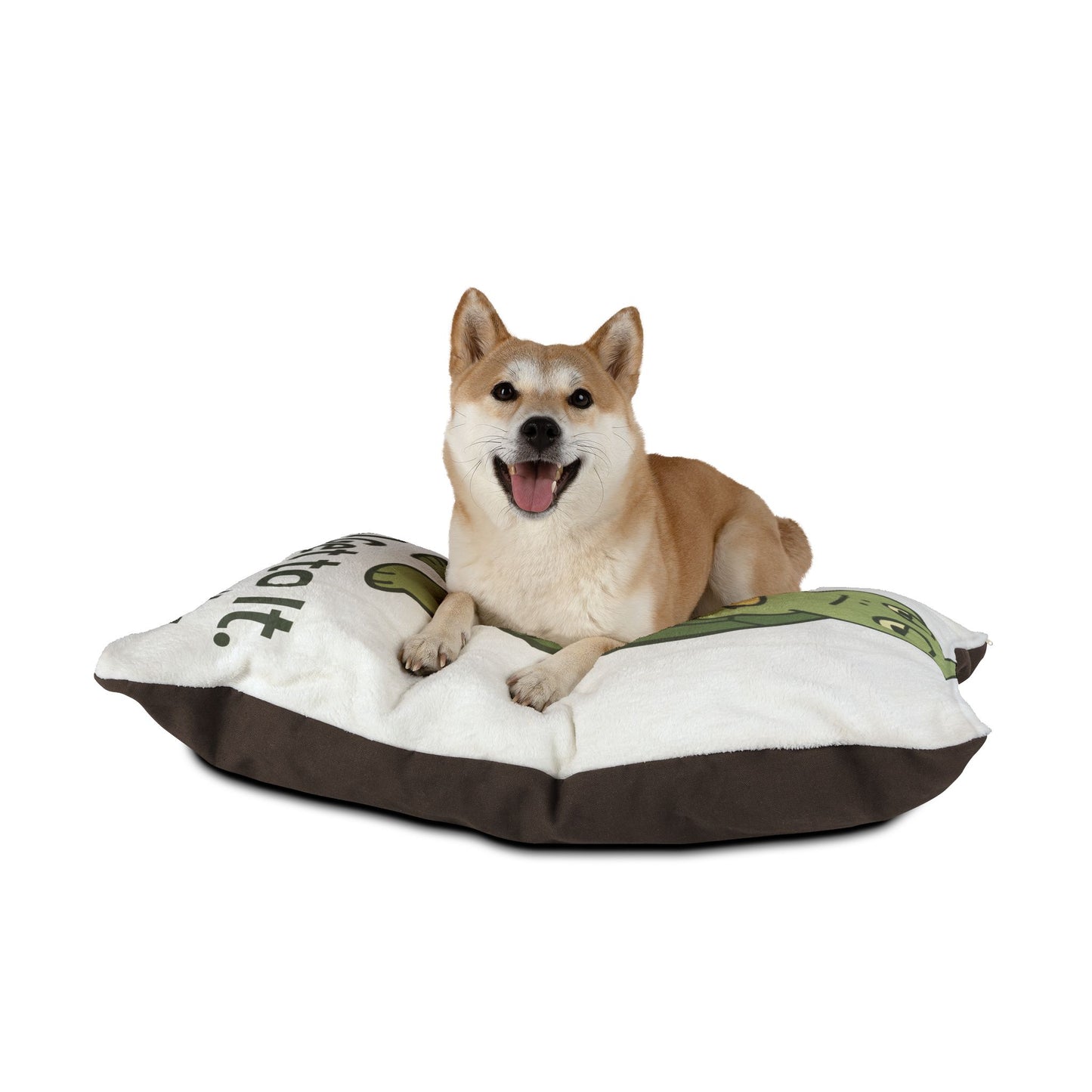 I'll Get to It Eventually Turtle Pet Bed — Funny Cute Dog & Cat Bed