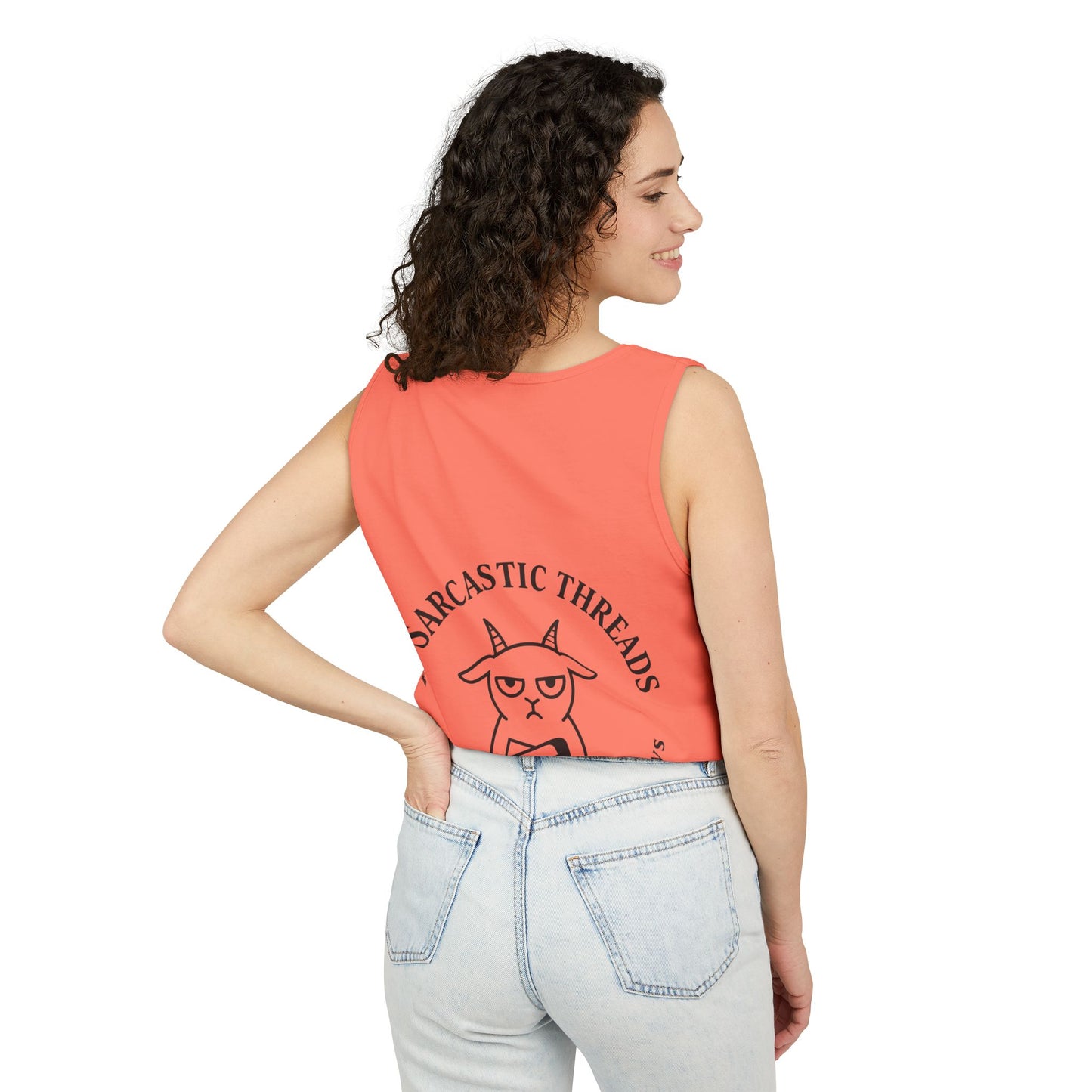 Spaghetti Tank Top — 'Limited 1986 Edition' Vintage Crop