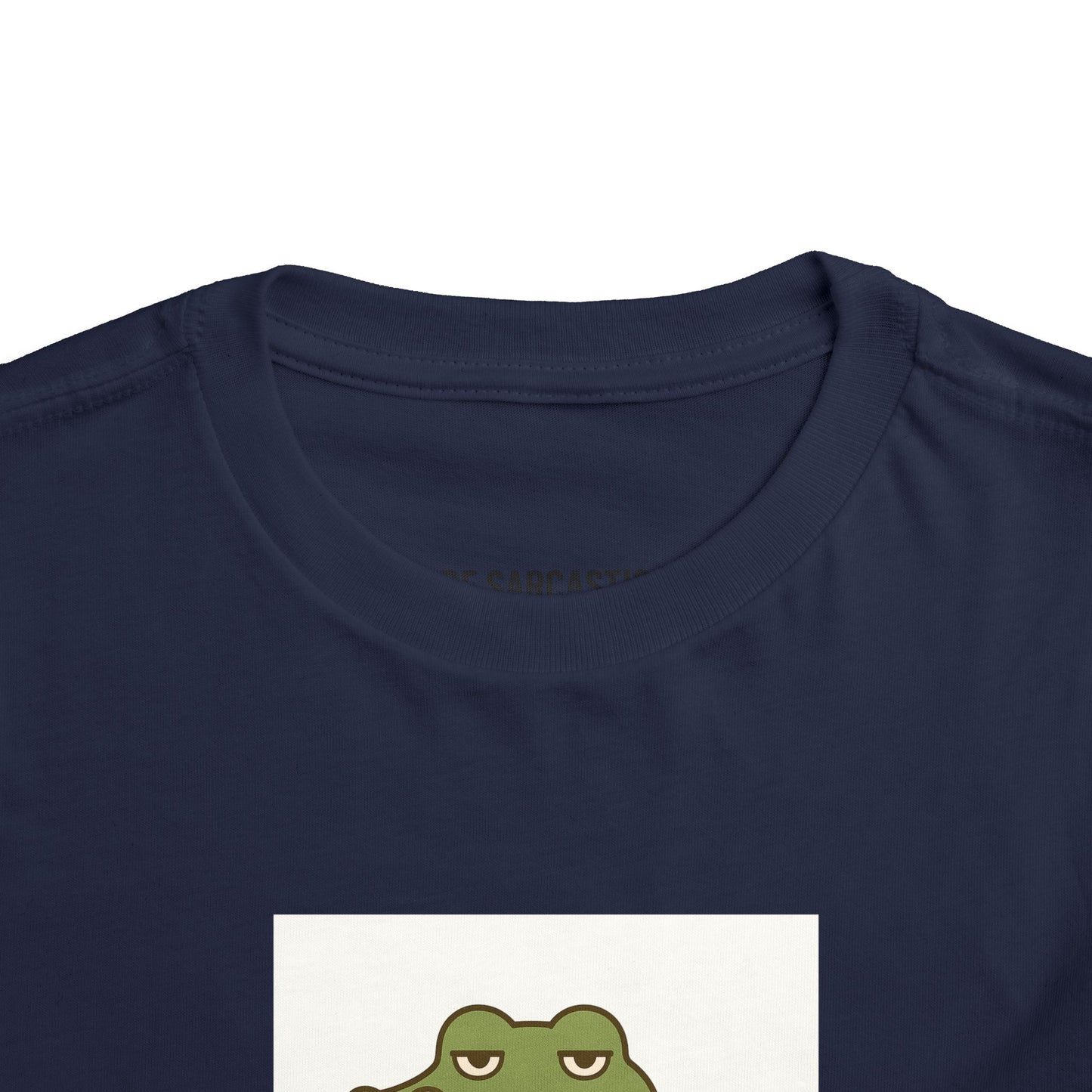Toddler Tee — "Over It Since Birth" Alligator Graphic