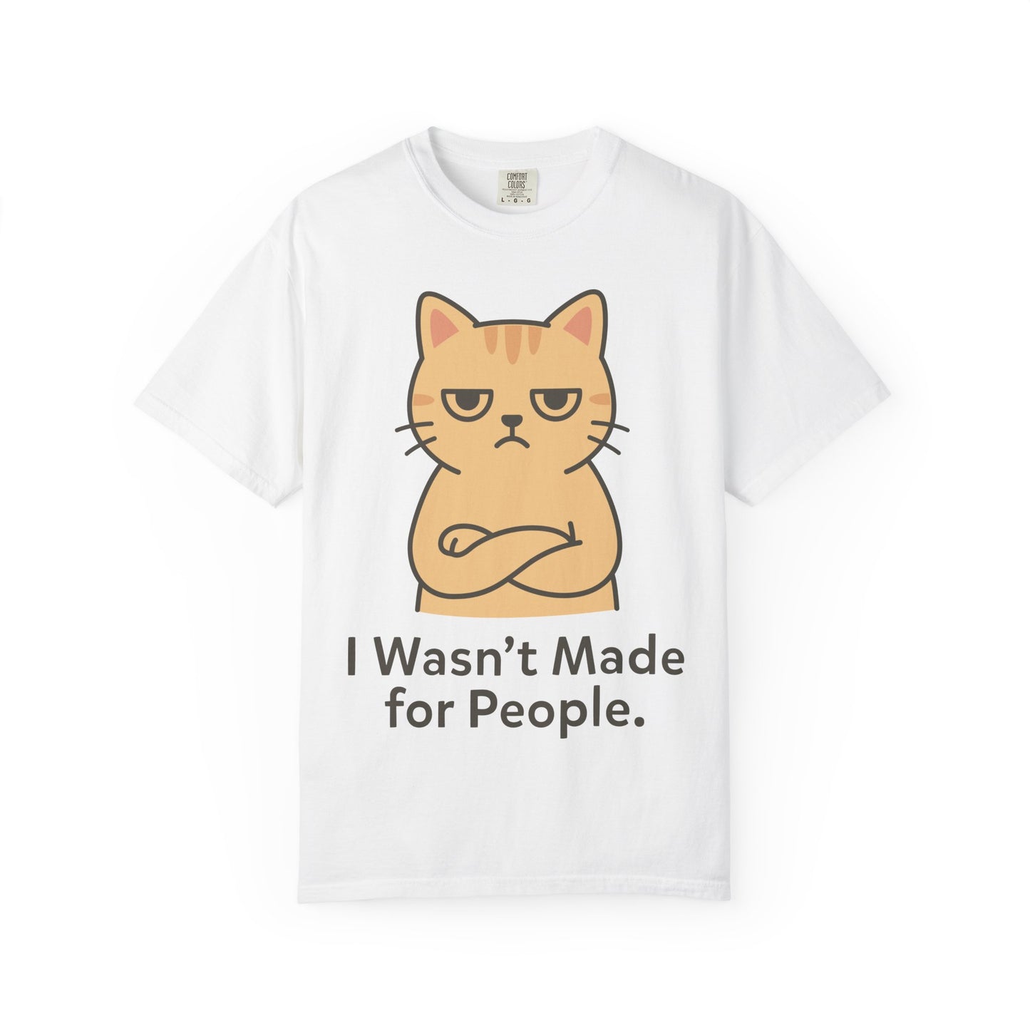 Funny Sarcastic Cat T-Shirt — Humorous Cat Lover Tee
