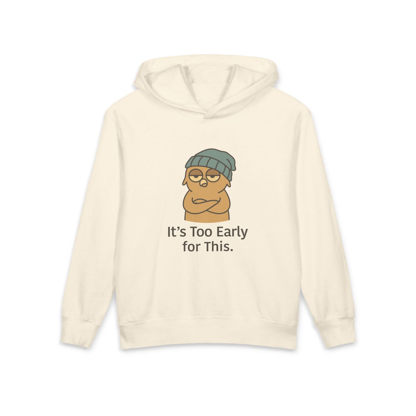 Kids Funny Sarcastic Owl Hooded Sweatshirt