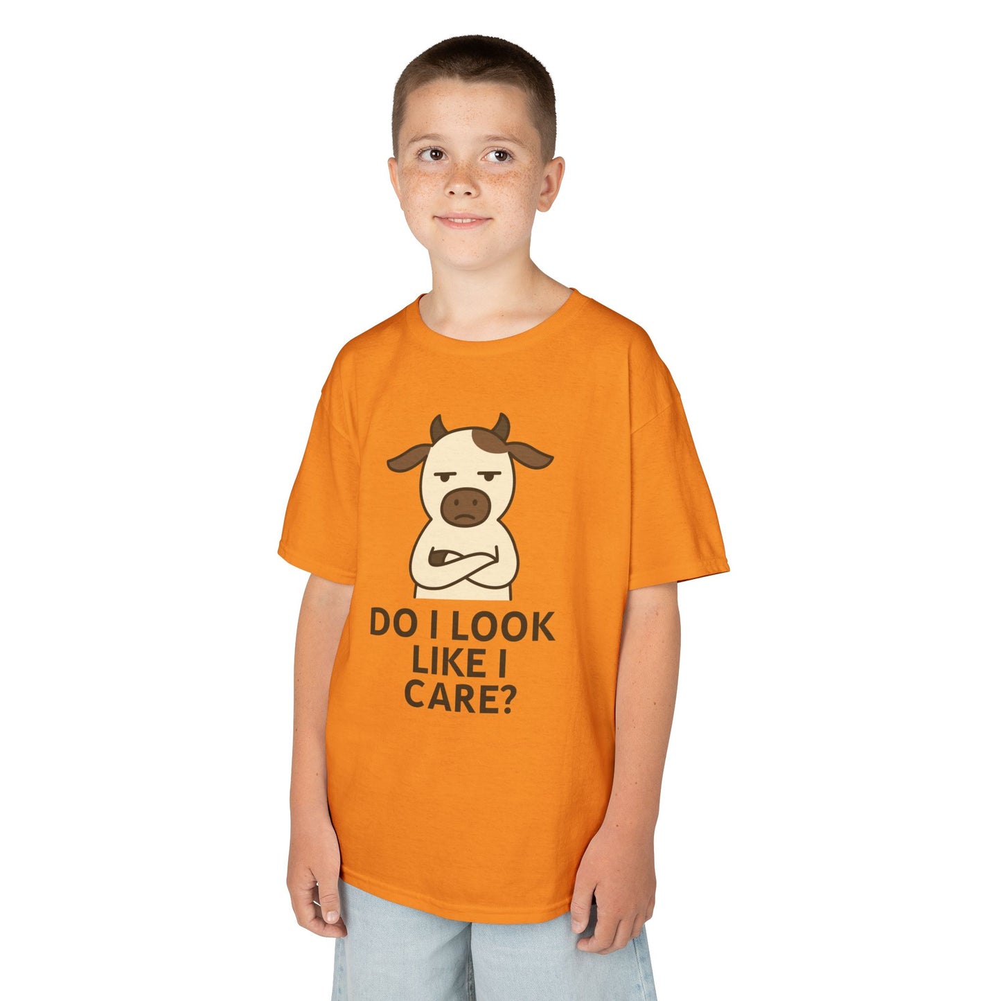 Kids Cow Funny T-Shirt — Cute Farm Animal Tee for Boys & Girls