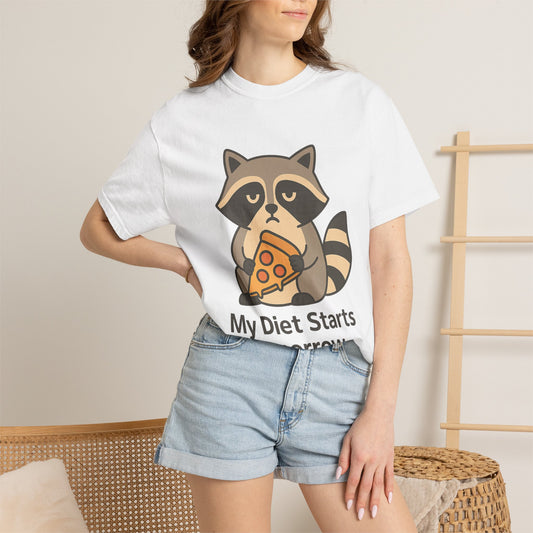 Funny Sarcastic Raccoon Diet T-Shirt
