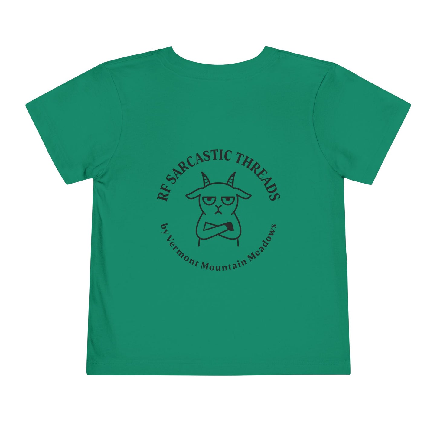 Toddler Tee — "Over It Since Birth" Alligator Graphic