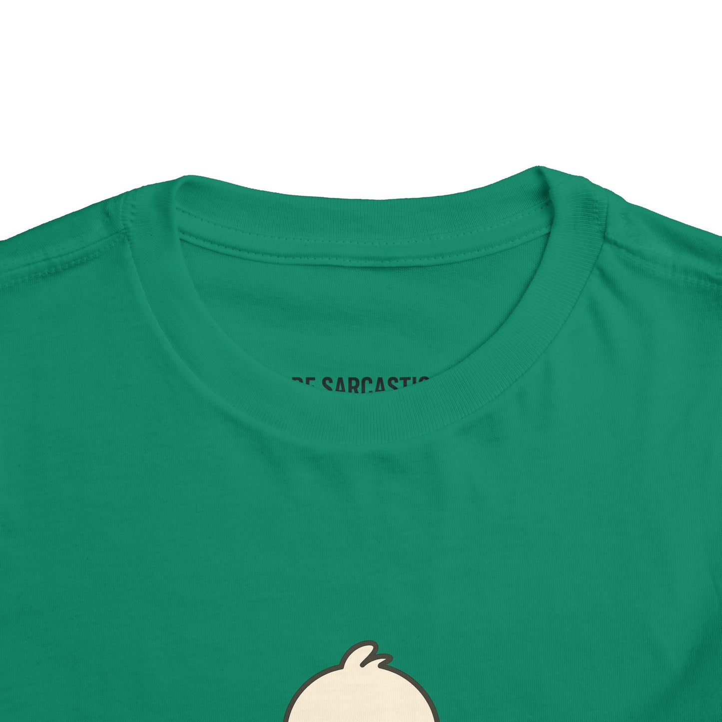 Toddler Tee — "RUDE" Grumpy Duck Kids Shirt (Playful Sarcastic Design)