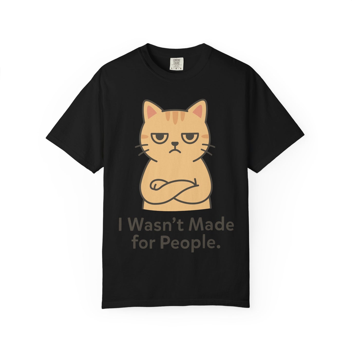 Funny Sarcastic Cat T-Shirt — Humorous Cat Lover Tee