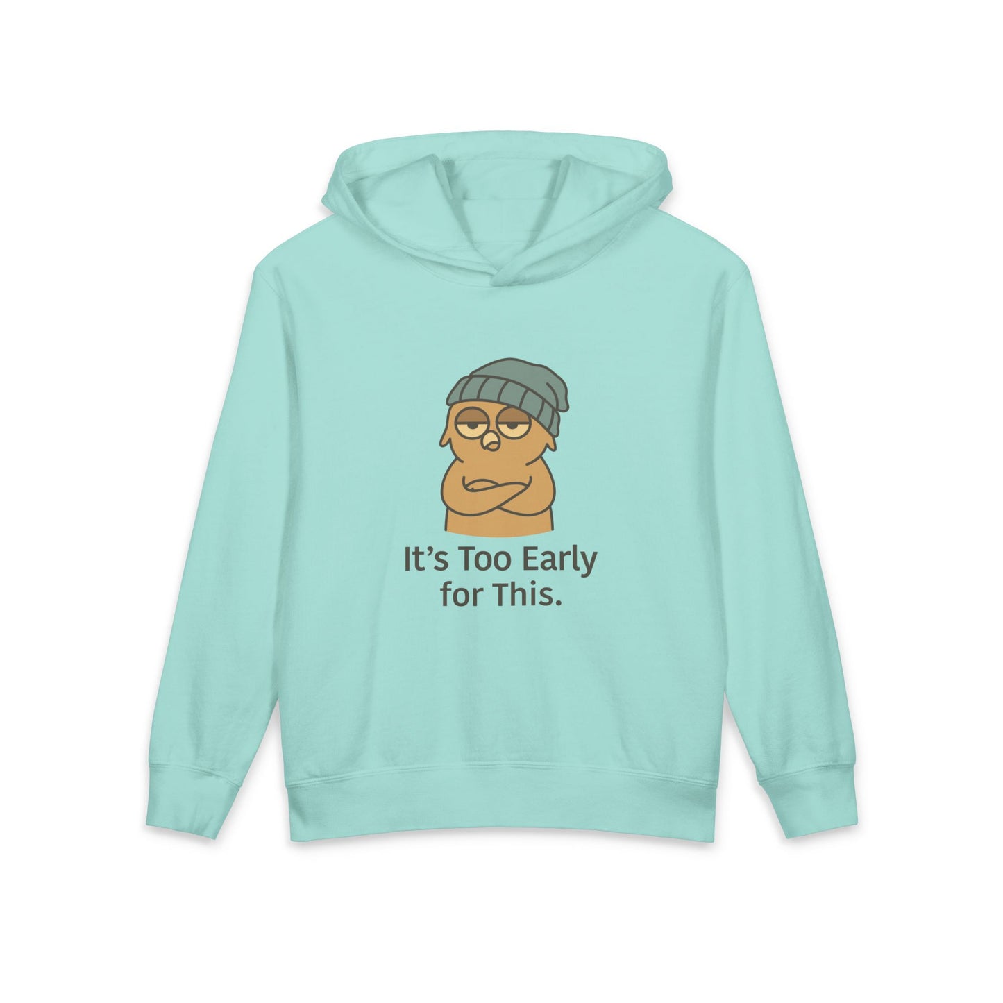 Kids Funny Sarcastic Owl Hooded Sweatshirt