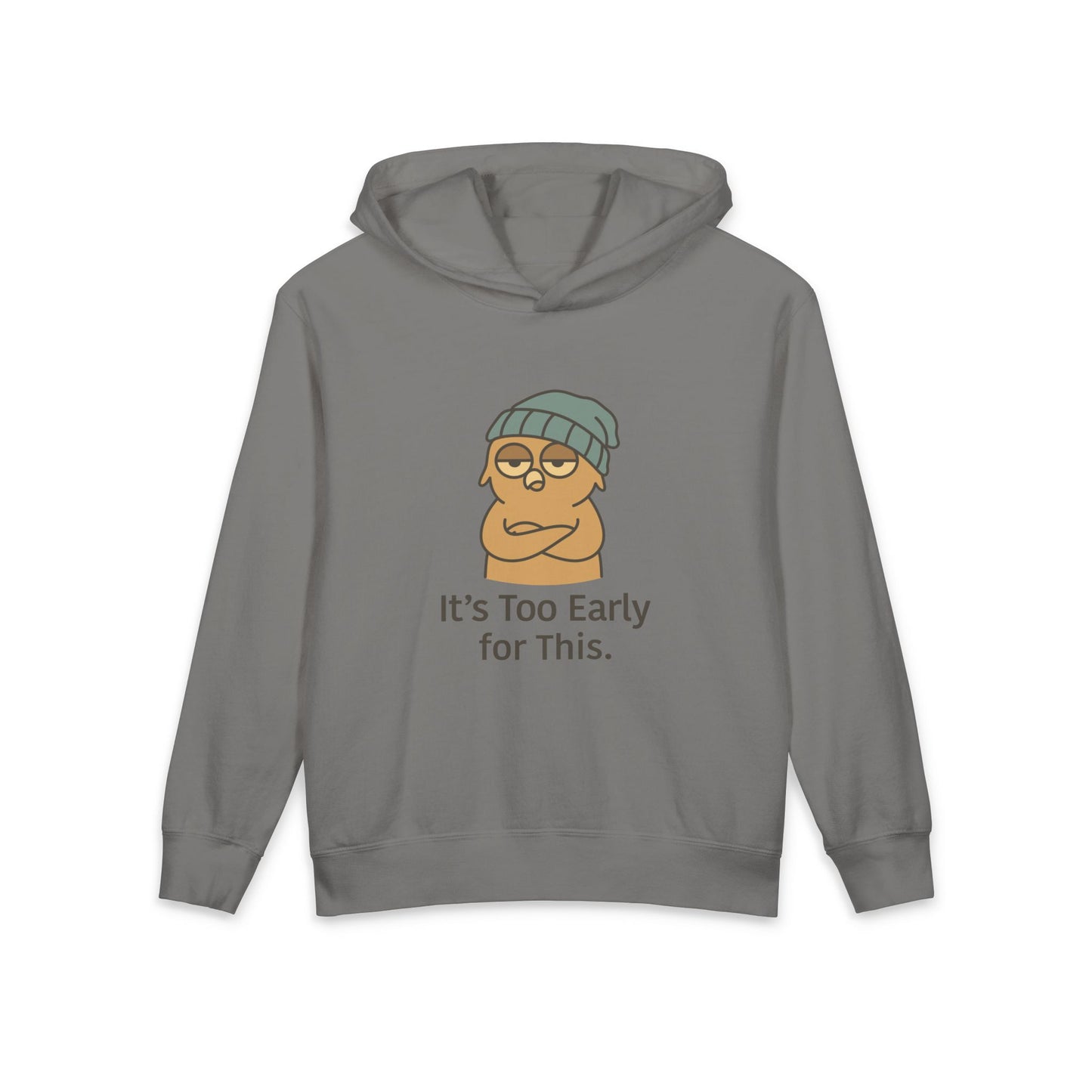 Kids Funny Sarcastic Owl Hooded Sweatshirt