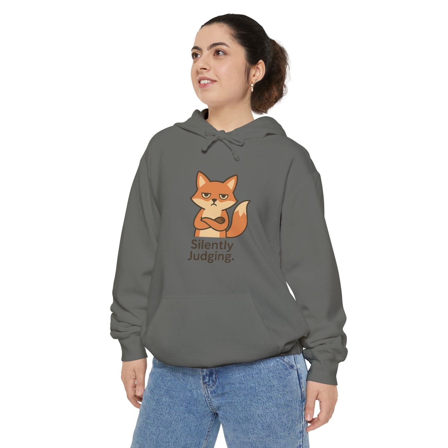Funny Sarcastic Fox Hoodie — Humorous Fox Graphic Pullover