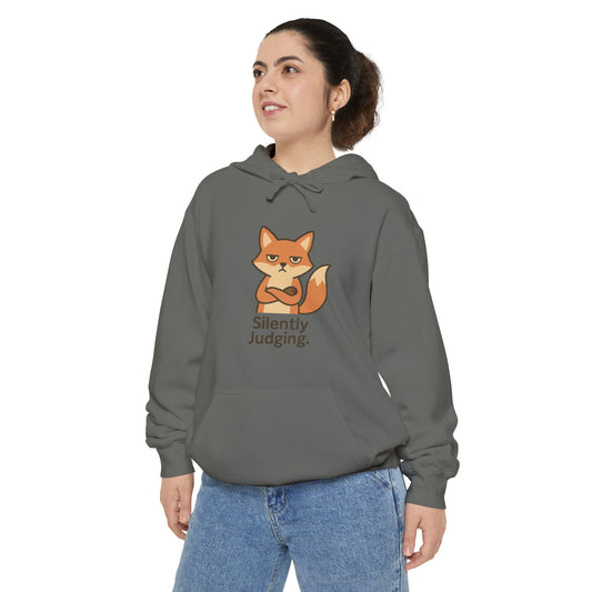 Funny Sarcastic Fox Hoodie — Humorous Fox Graphic Pullover