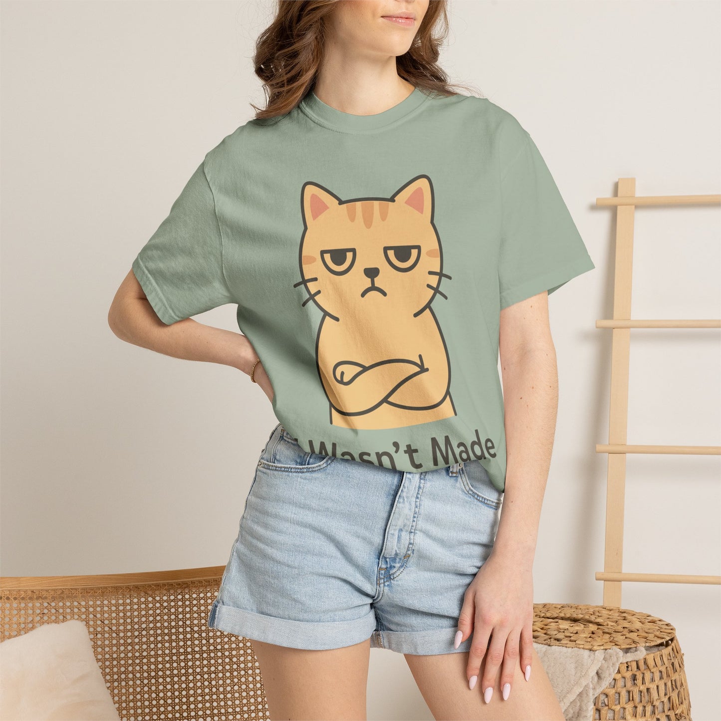 Funny Sarcastic Cat T-Shirt — Humorous Cat Lover Tee