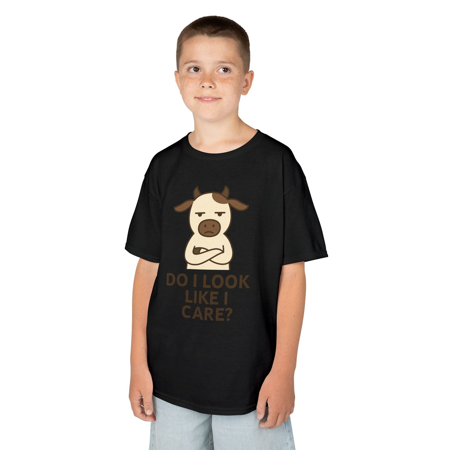 Kids Cow Funny T-Shirt — Cute Farm Animal Tee for Boys & Girls