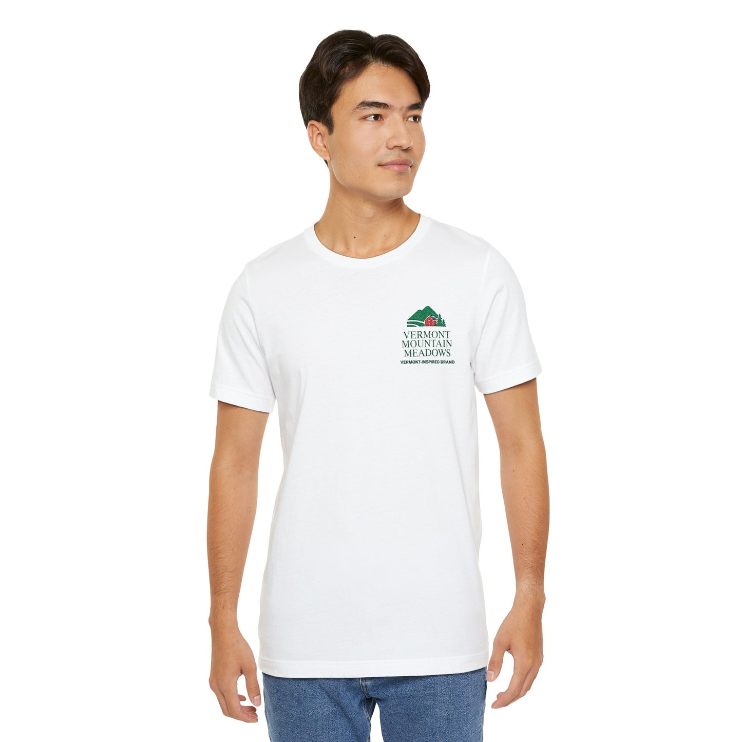 Vermont Embroidered Logo Tee