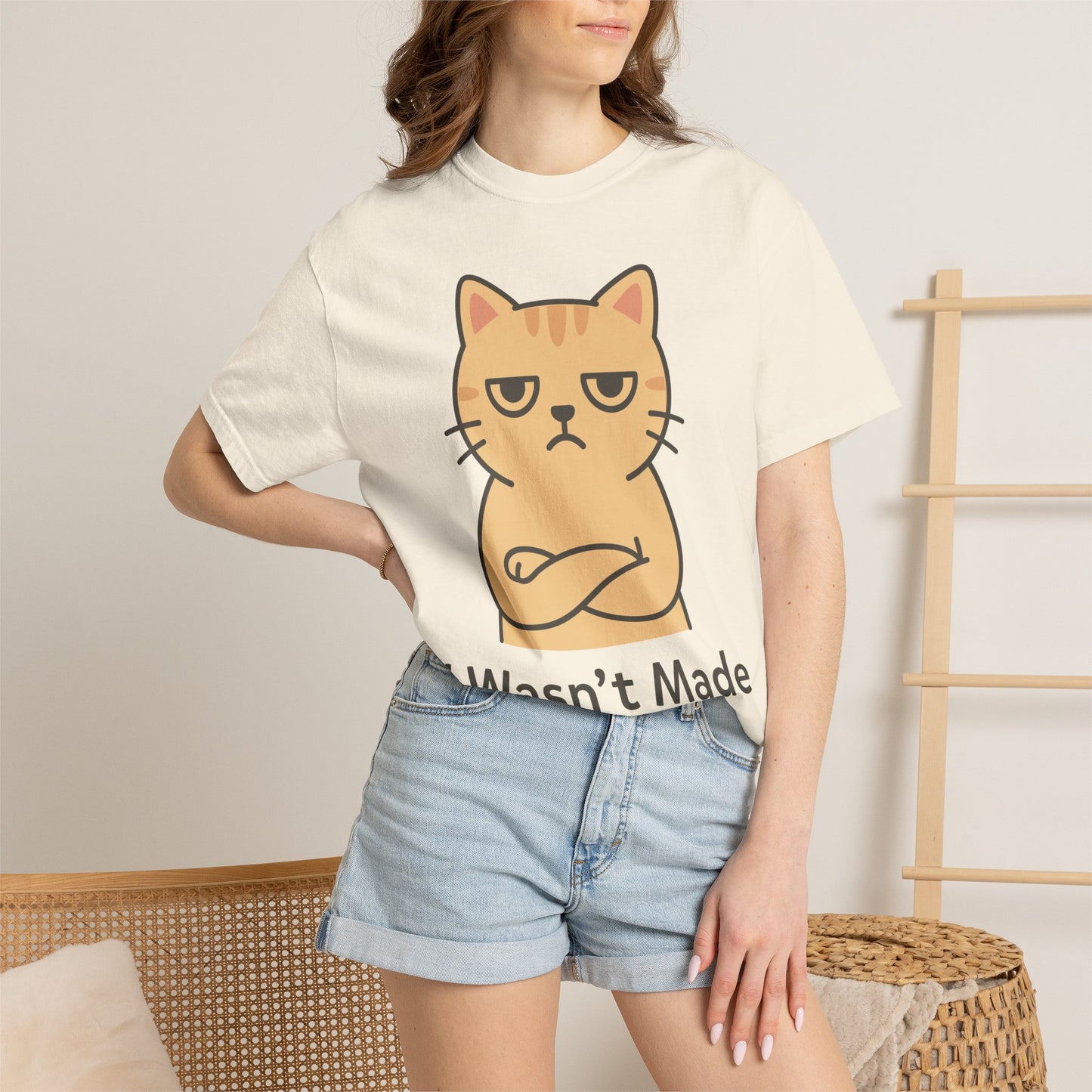 Funny Sarcastic Cat T-Shirt — Humorous Cat Lover Tee