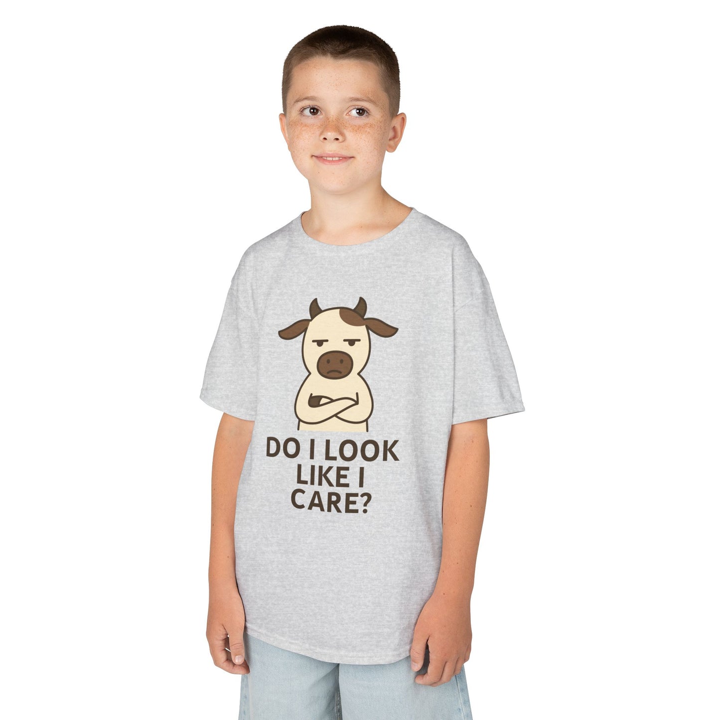 Kids Cow Funny T-Shirt — Cute Farm Animal Tee for Boys & Girls