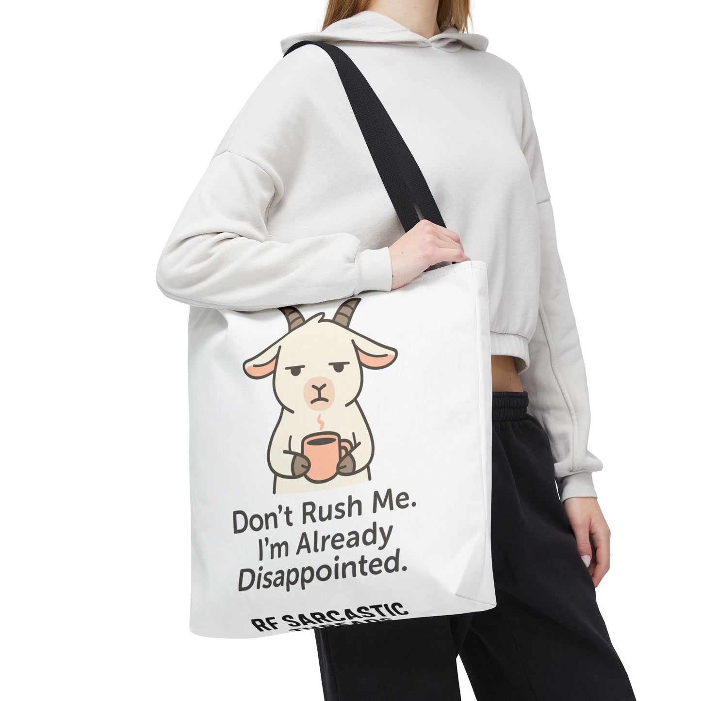 Funny Sarcastic Goat Tote Bag
