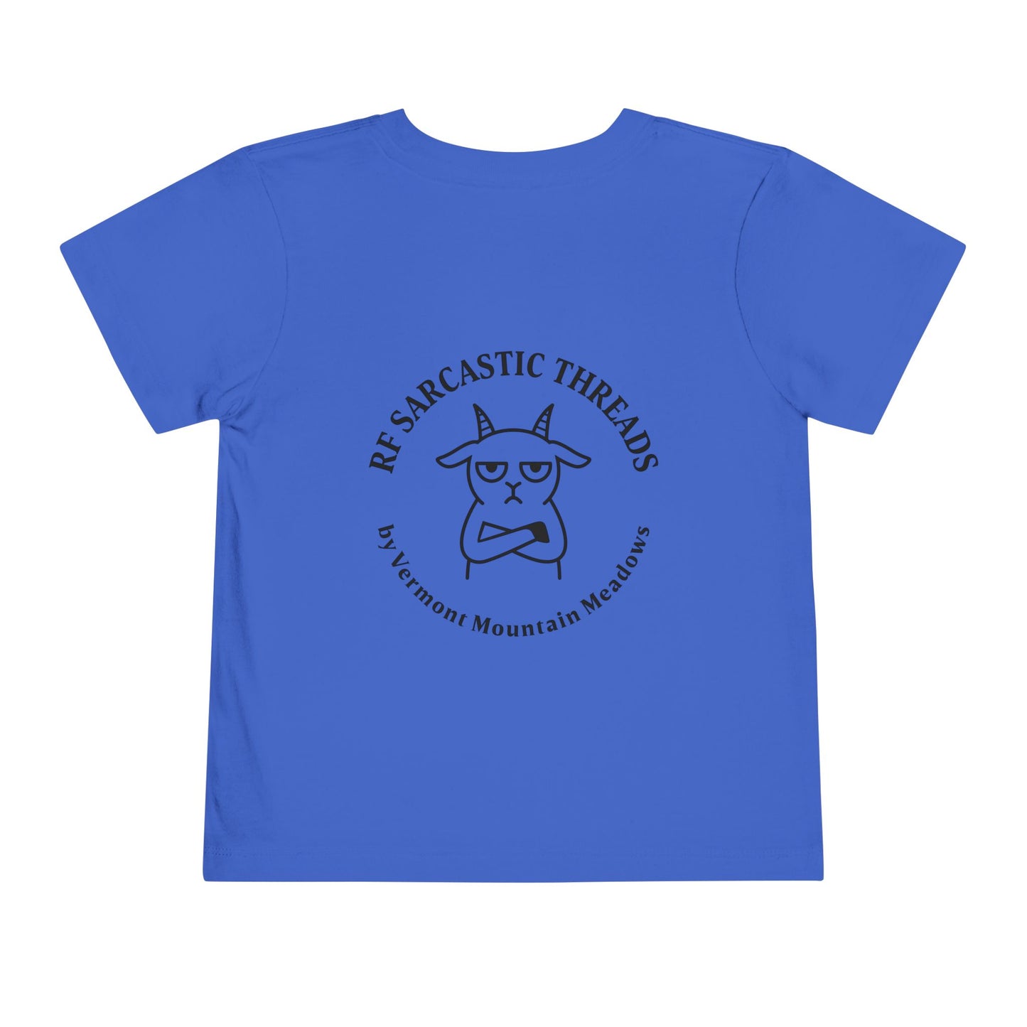 Toddler Tee — "RUDE" Grumpy Duck Kids Shirt (Playful Sarcastic Design)